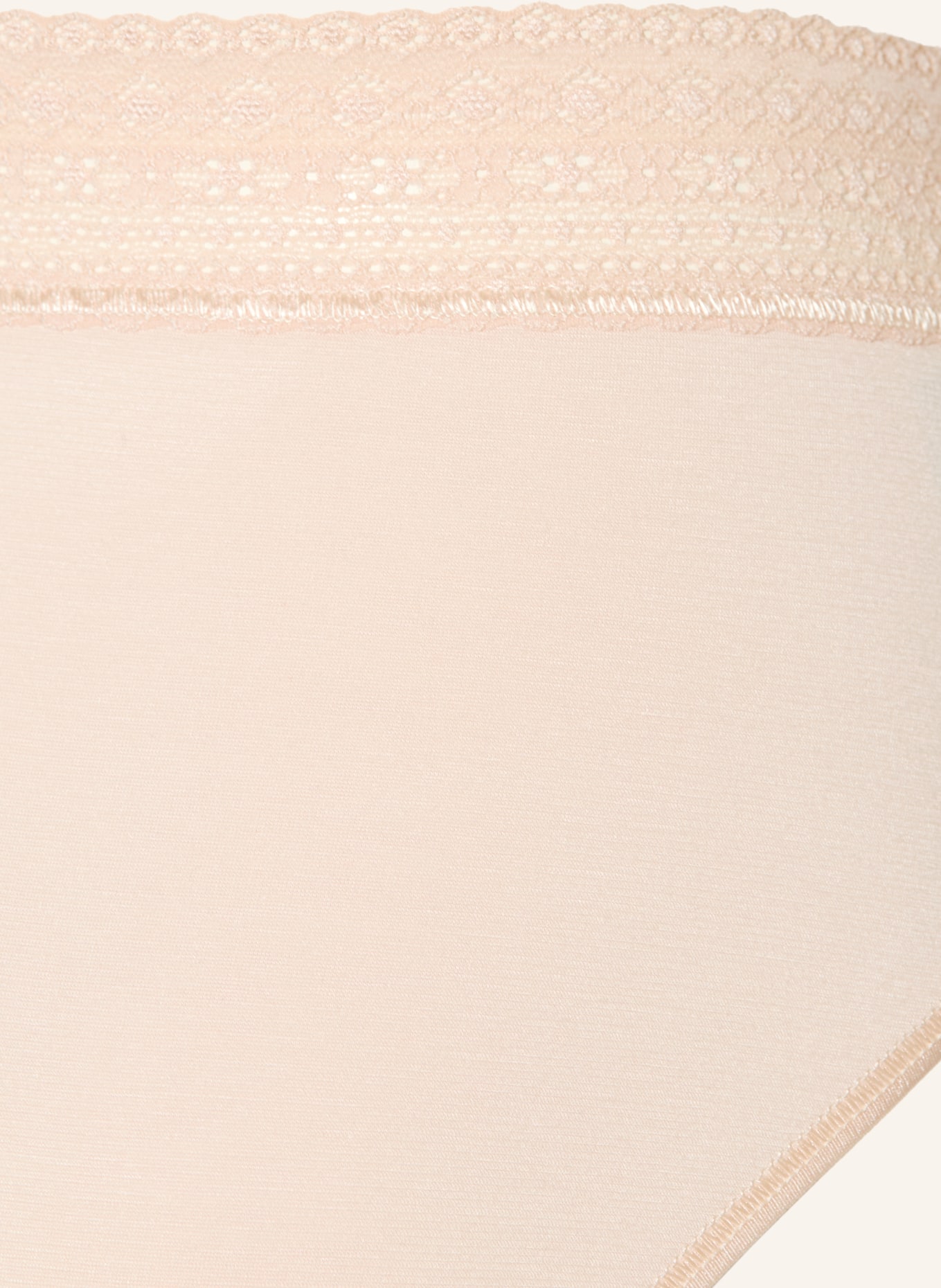 mey Majtki z wysokim stanem seria MODAL LACE: BEŻOWY