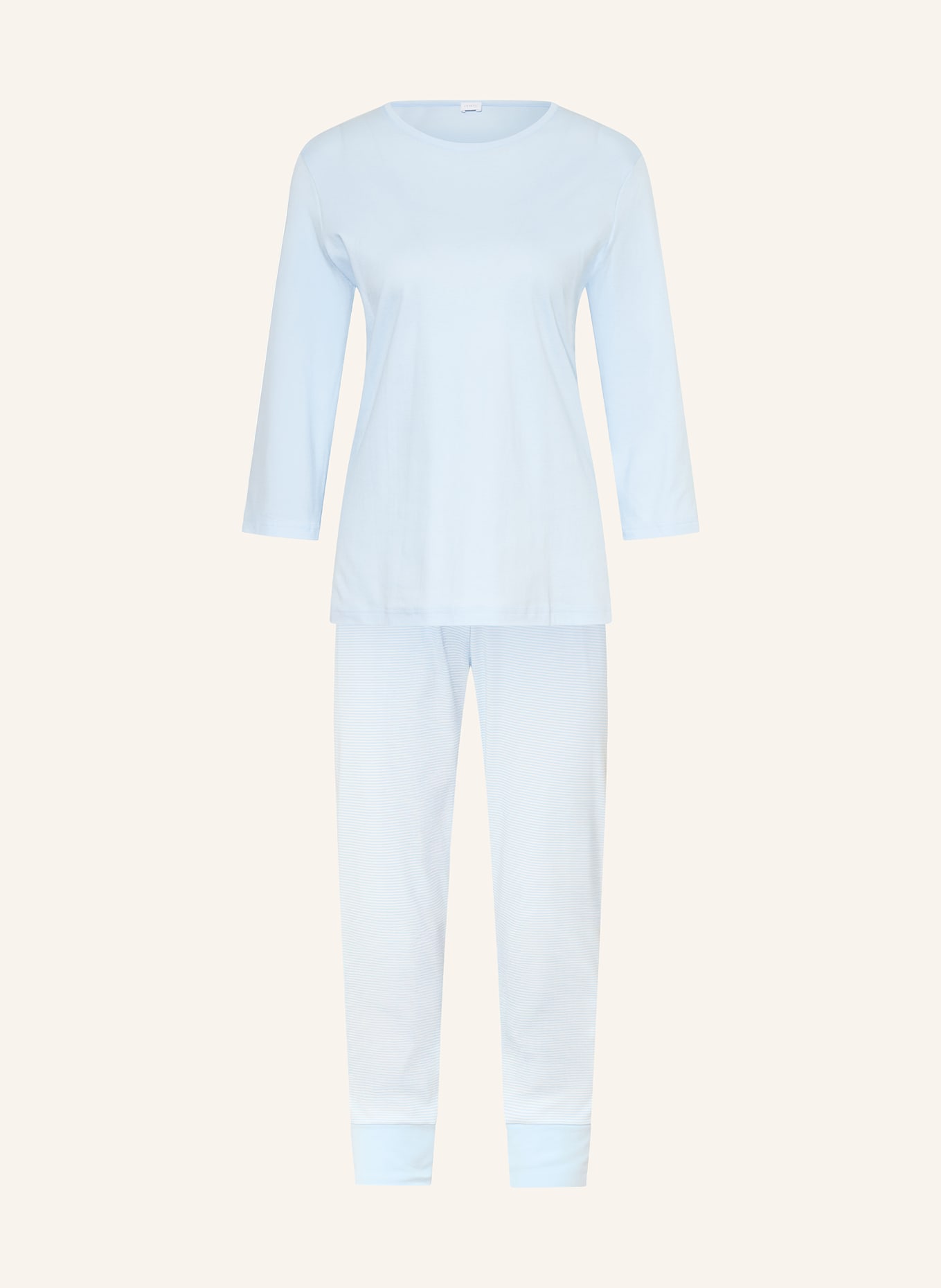 mey Pajama series SIMPLE STRIPES: LIGHT BLUE / WHITE