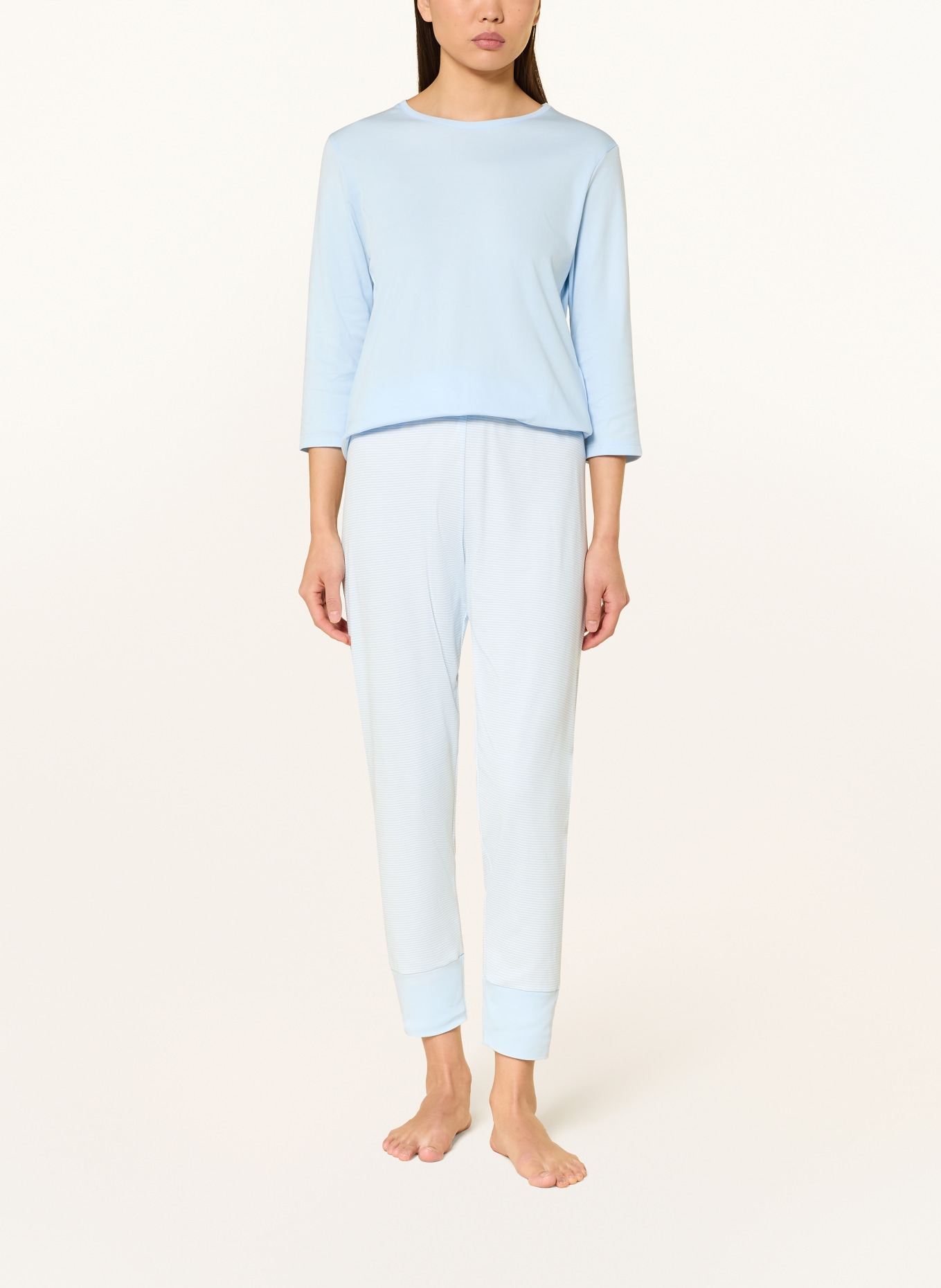mey Pajama series SIMPLE STRIPES: LIGHT BLUE / WHITE