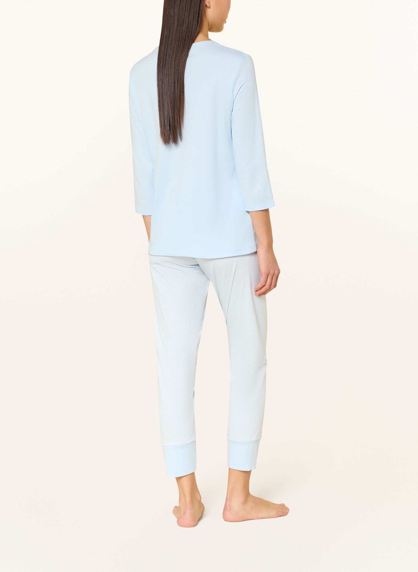 mey Pajama series SIMPLE STRIPES: LIGHT BLUE / WHITE