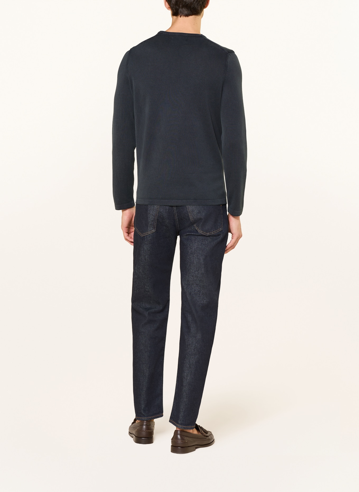 Marc O'Polo long-sleeved shirt: DARK BLUE