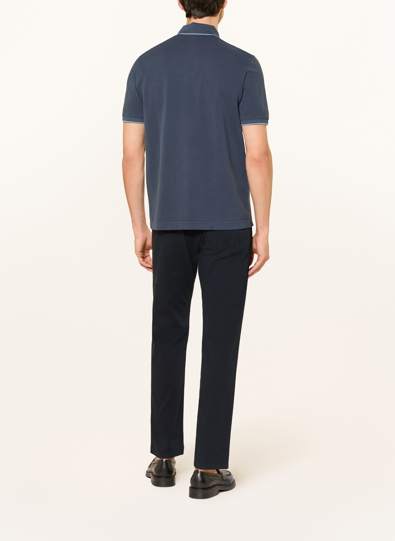 Marc O'Polo piqué polo shirt: DARK BLUE