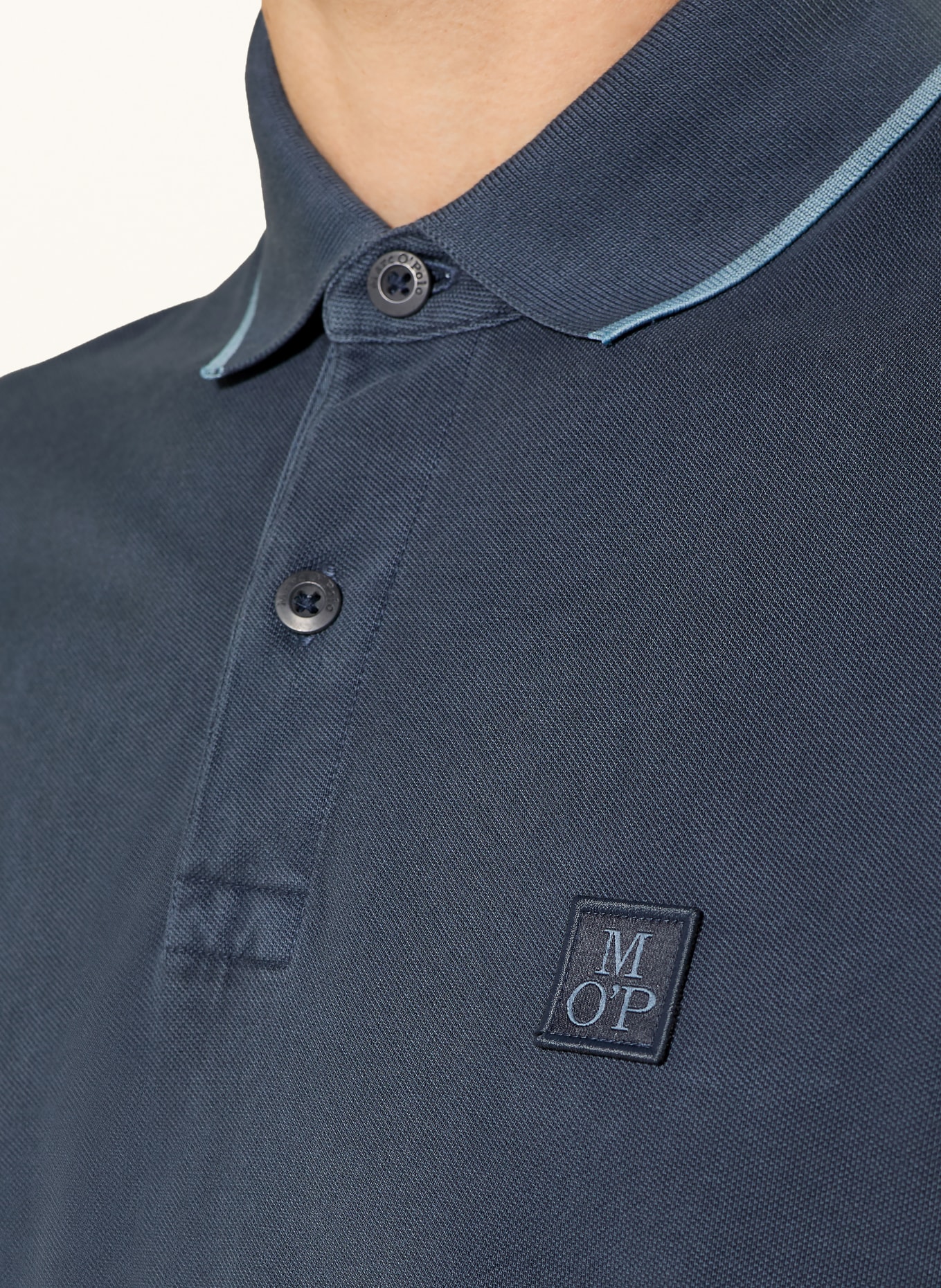 Marc O'Polo piqué polo shirt: DARK BLUE