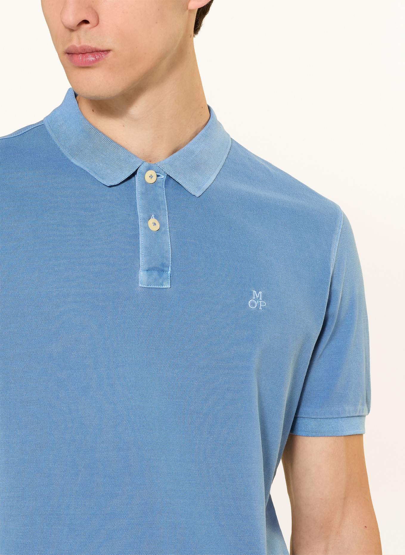 Marc O'Polo piqué polo shirt: BLUE