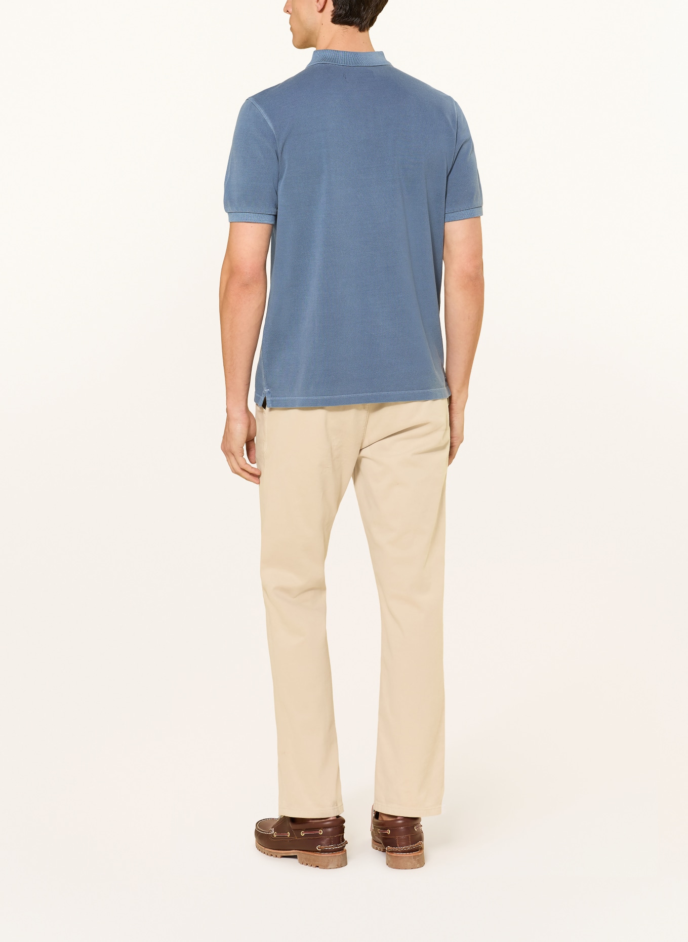 Marc O'Polo piqué polo shirt: BLUE