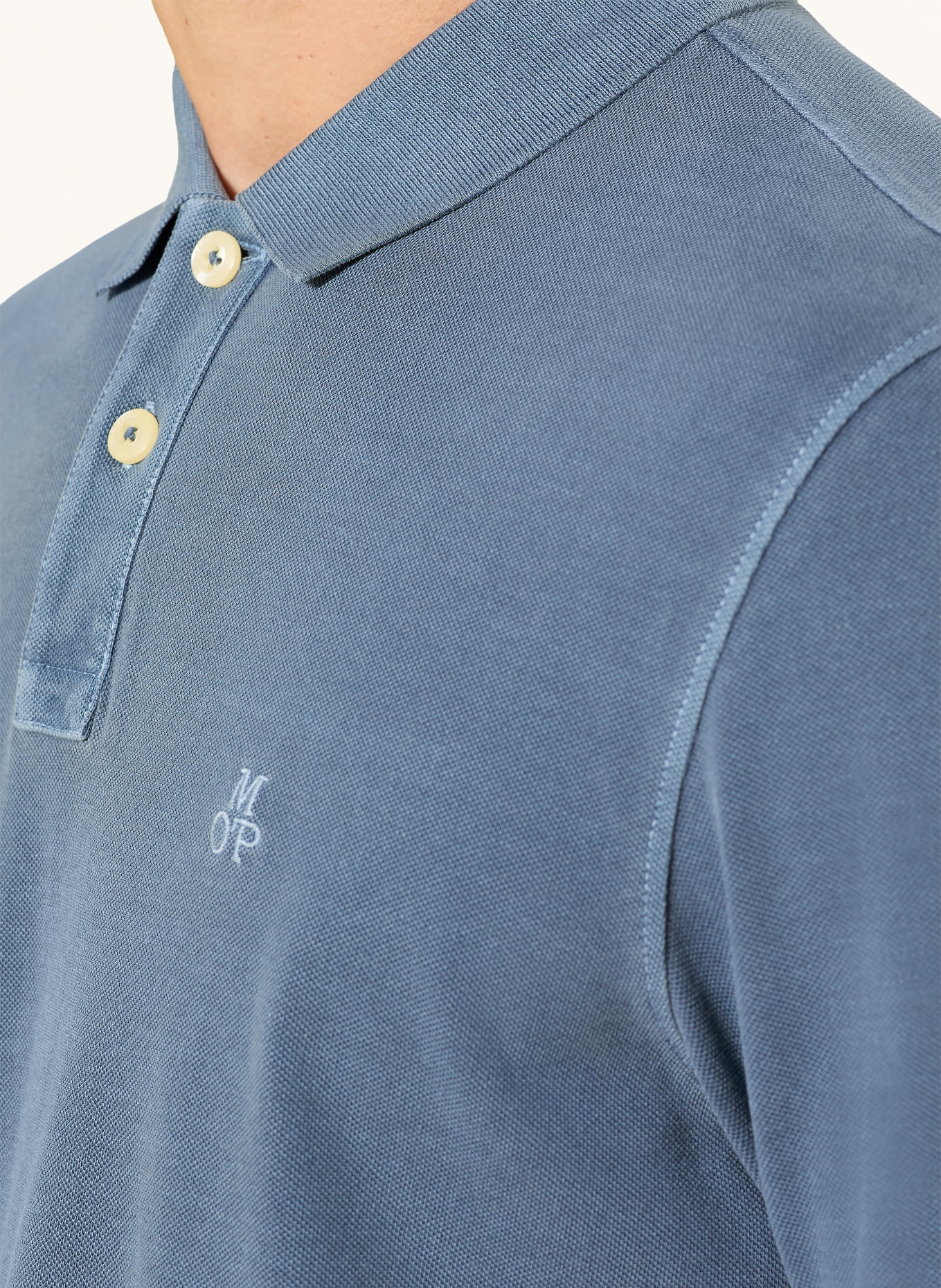 Marc O'Polo piqué polo shirt: BLUE