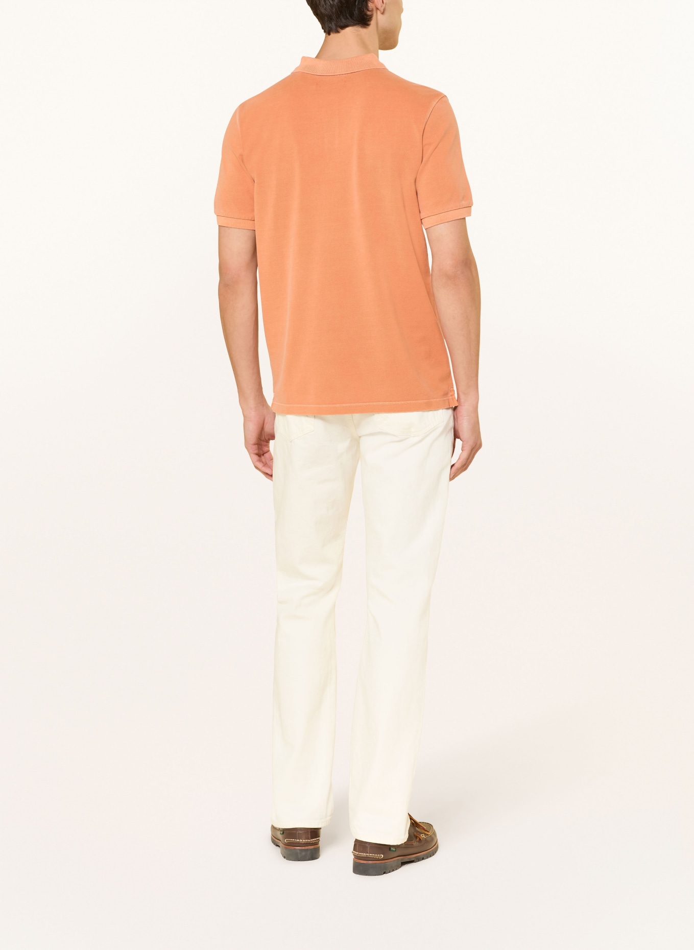 Marc O'Polo Piqué-Poloshirt: ORANGE