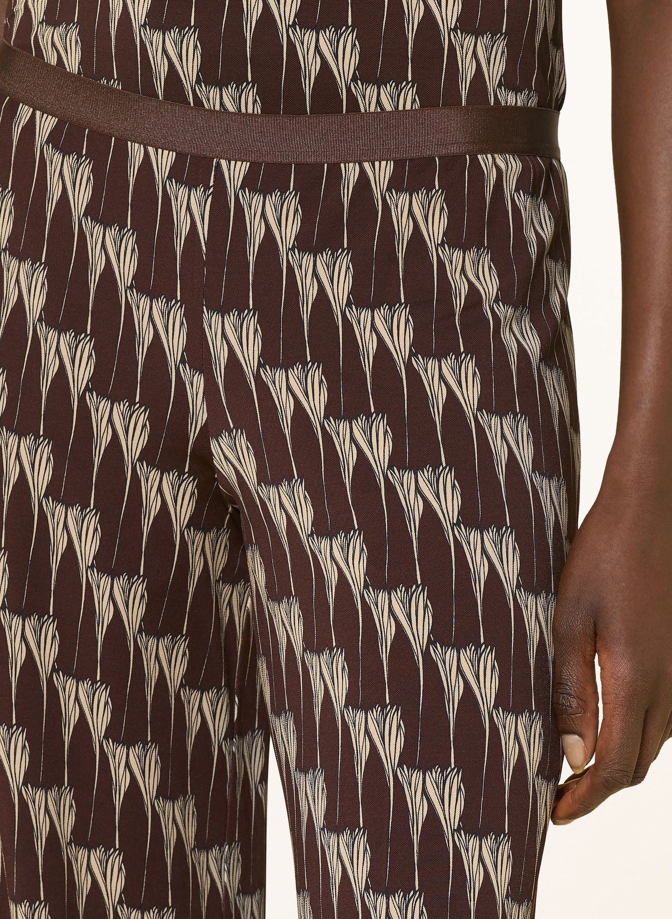 SIYU Marlenehose: BRAUN / CREME