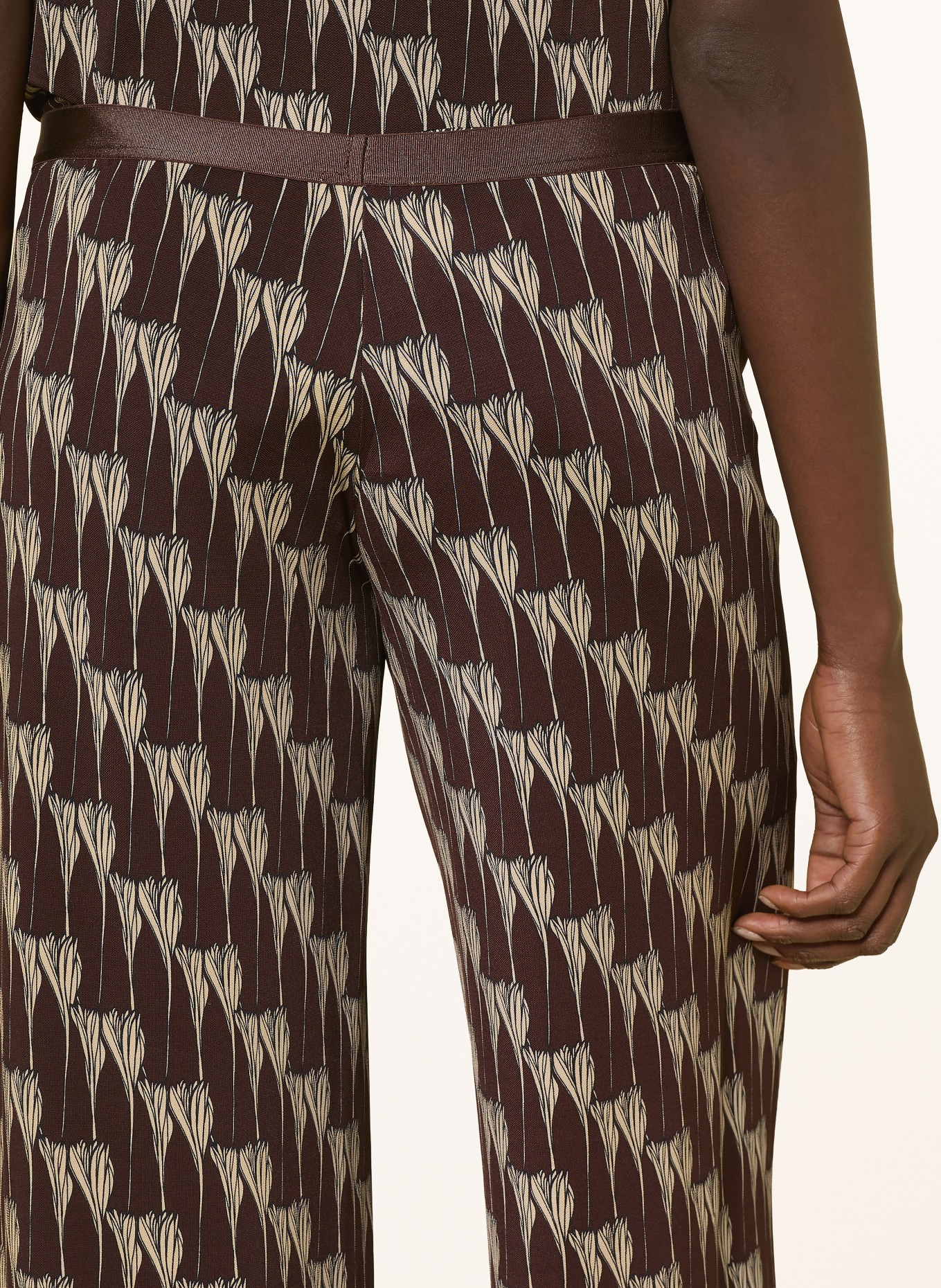 SIYU Marlenehose: BRAUN / CREME