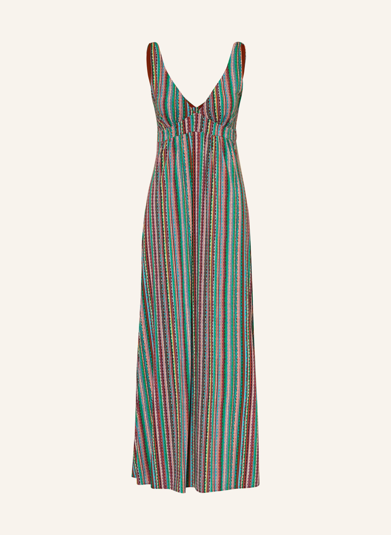 SIYU Kleid: GRÜN / BRAUN / ORANGE