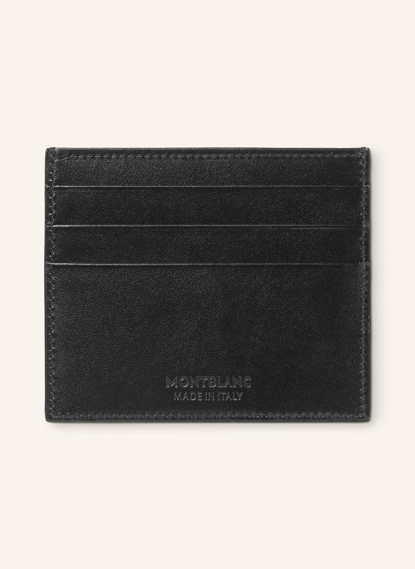 MONTBLANC 2dílná sada: pouzdro na karty 6 CC a kuličkové pero PIX BLACK: ČERNÁ