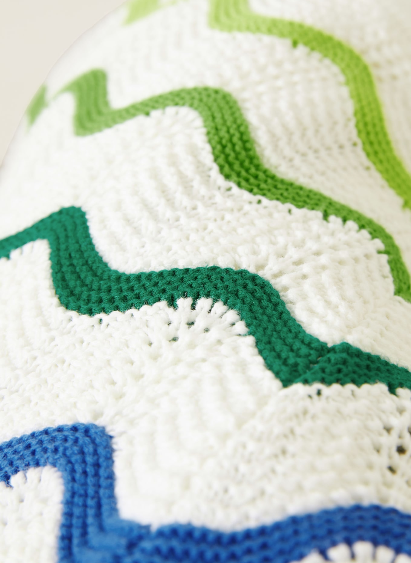 Casablanca Strickshorts: WEISS / GRÜN / BLAU