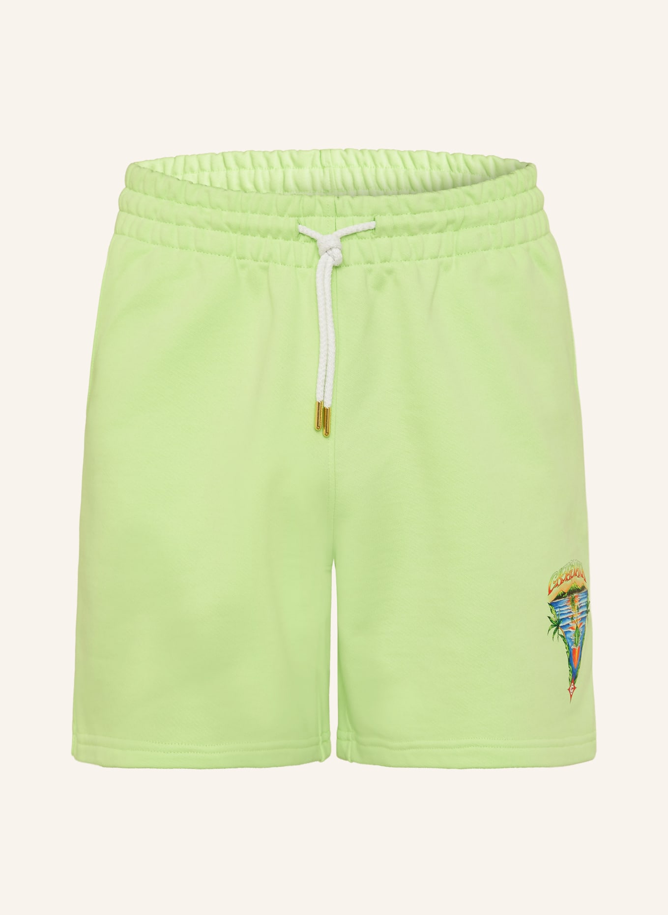 Casablanca Sweatshorts INNOCENCE TRIANGLE: HELLGRÜN / BLAU