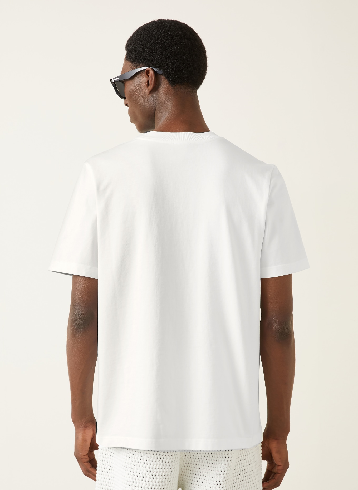 Casablanca T-Shirt INNOCENCE: WEISS / ORANGE / BLAU