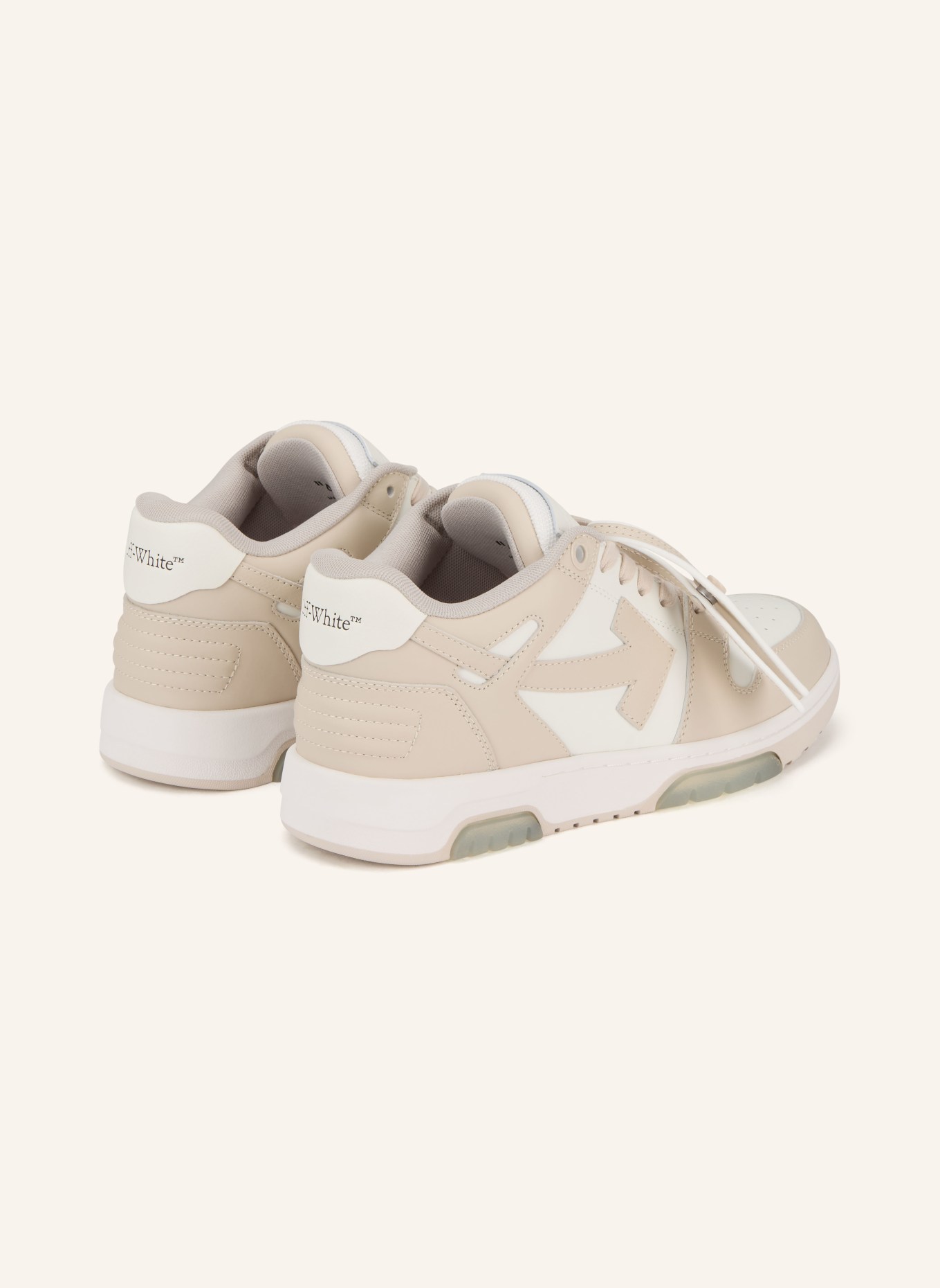 Off-White Sneaker OUT OF OFFICE: BEŻOWY / BIAŁY
