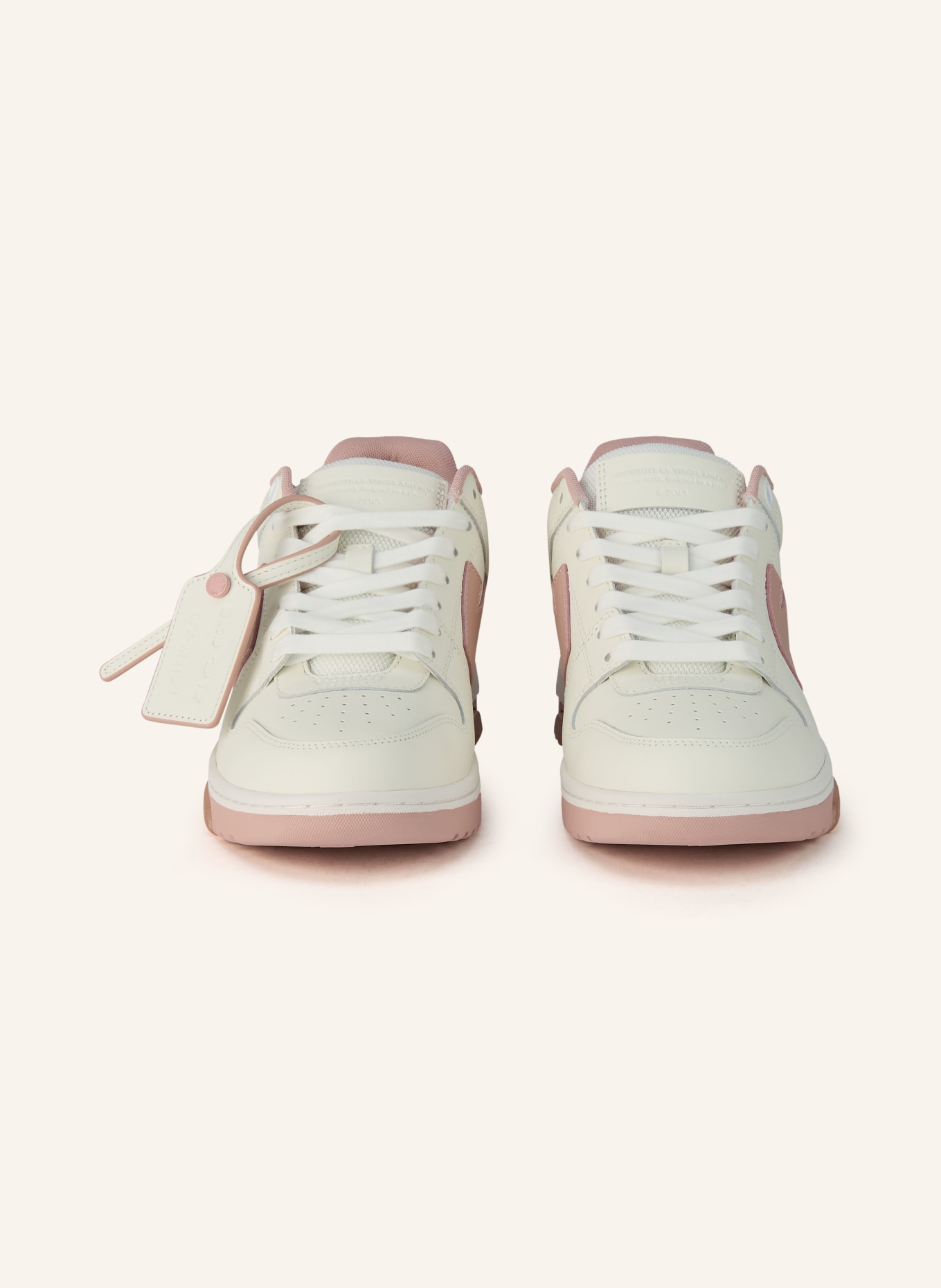 Off-White Sneaker OUT OF OFFICE: BIAŁY / BRUDNY RÓŻ