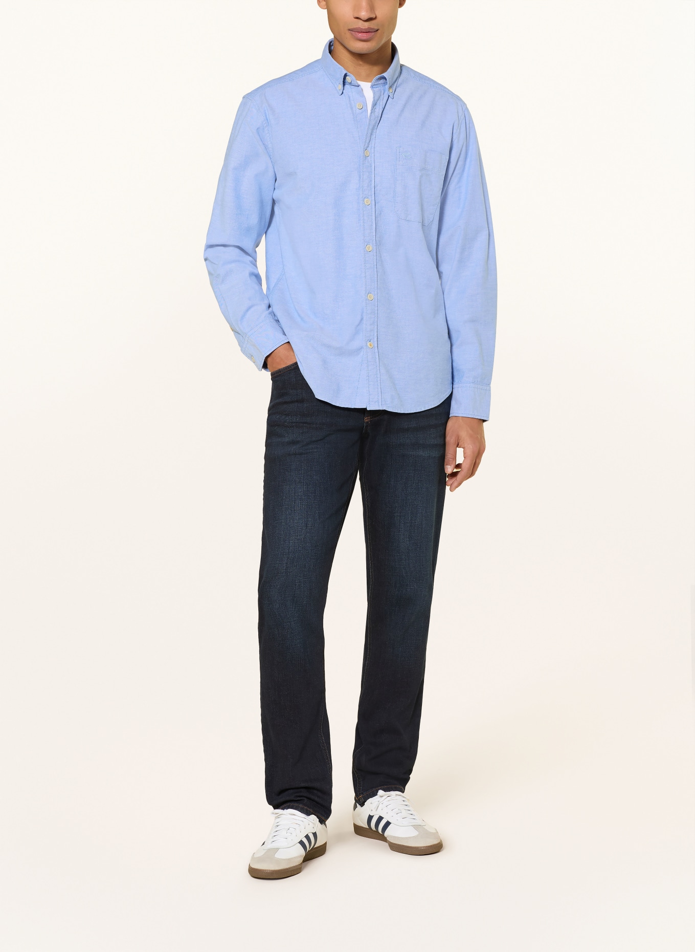 camel active Hemd Comfort Fit: HELLBLAU