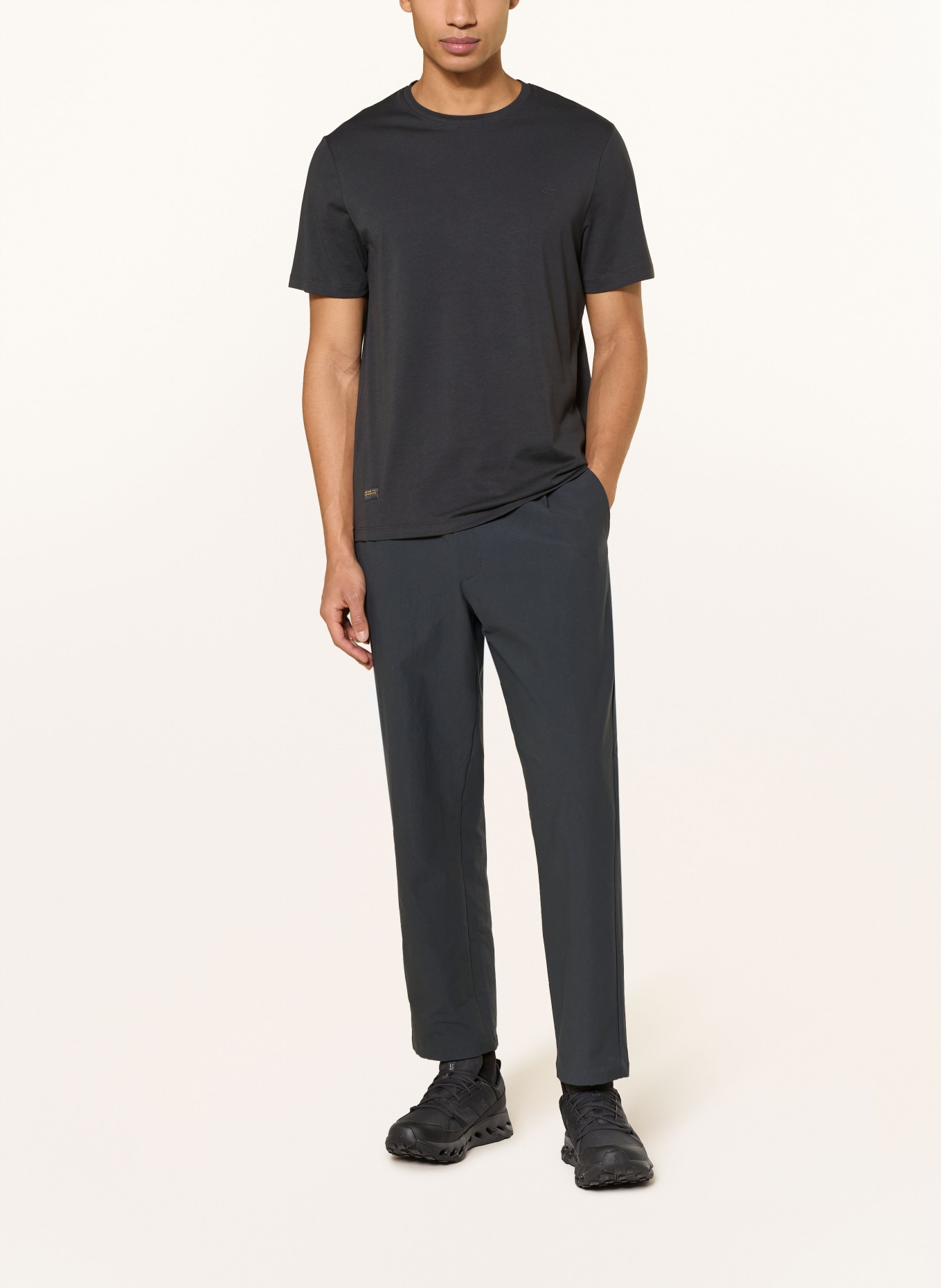 camel active T-shirt: BLACK