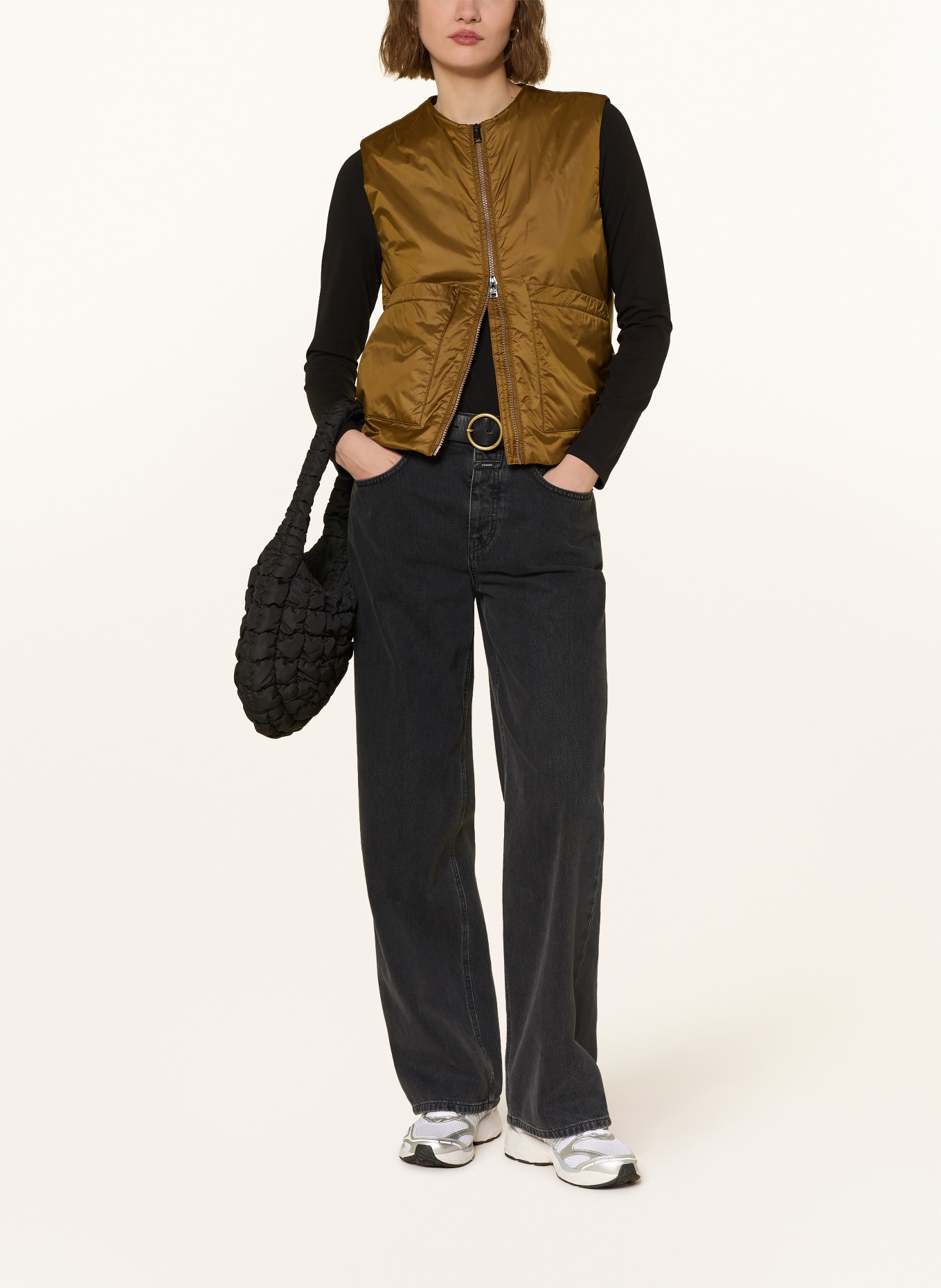 WOOLRICH 3-in-1 parka: DARK GRAY / BROWN