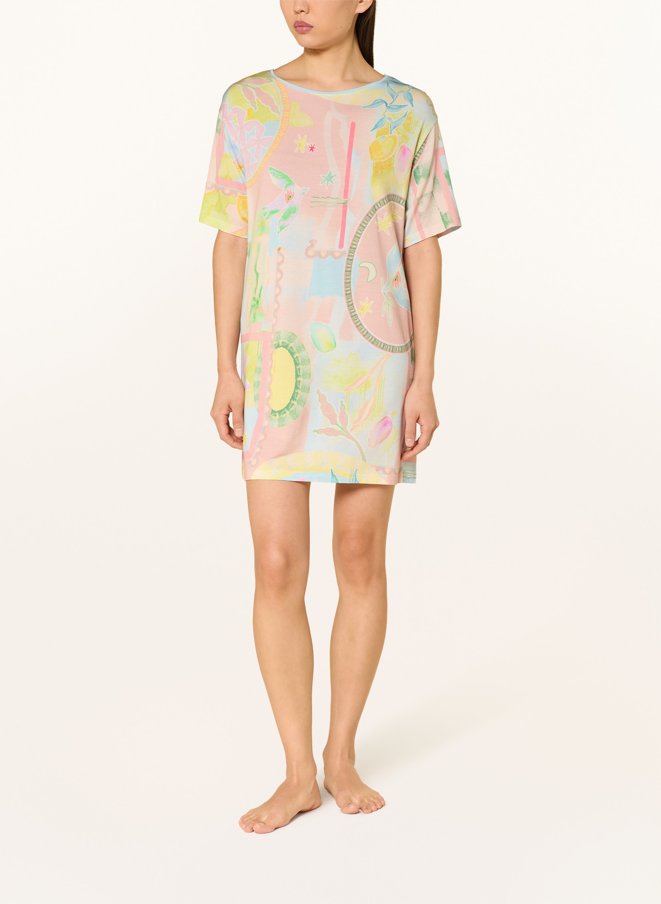 mey koszula nocna: BLADORÓŻOWY / JASNONIEBIESKI