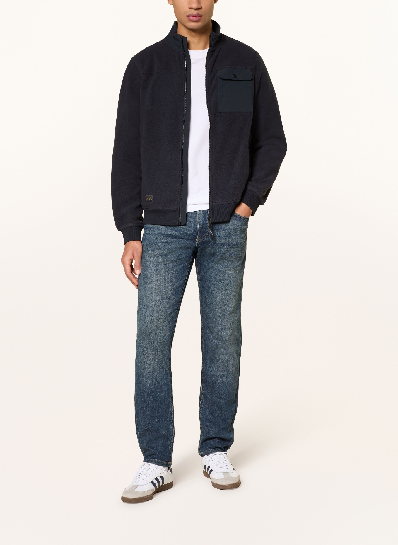 camel active fleece jacket: DARK BLUE