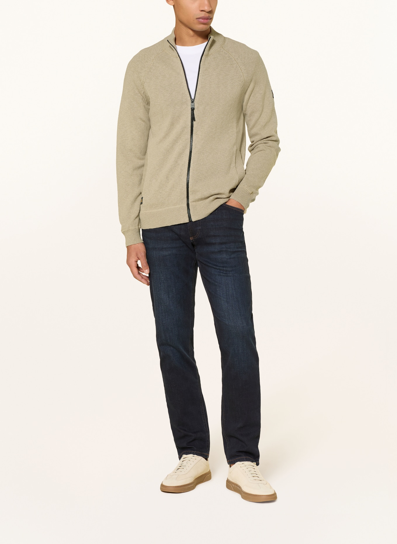 camel active Strickjacke: BEIGE