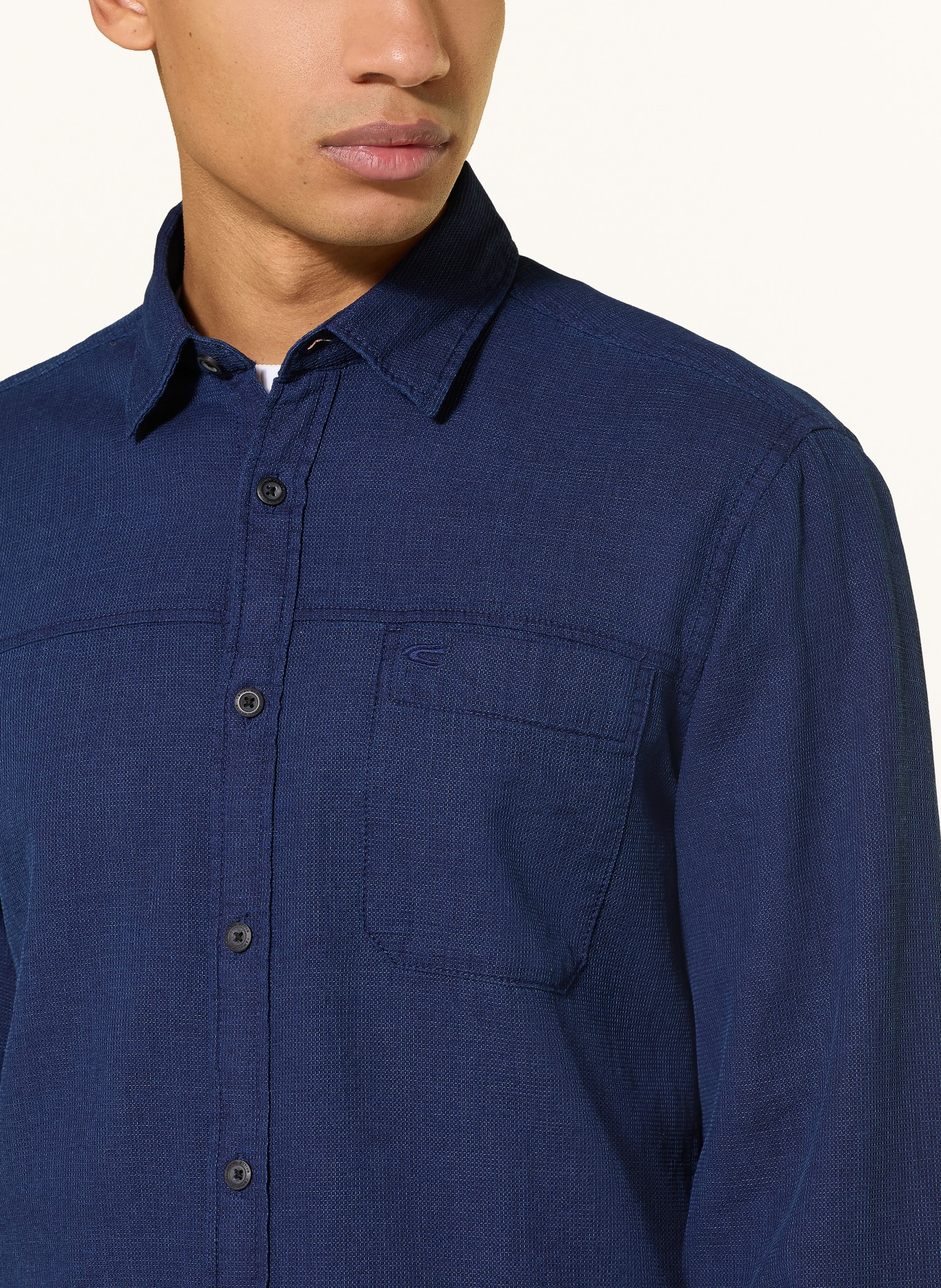 camel active Hemd Regular Fit: DUNKELBLAU