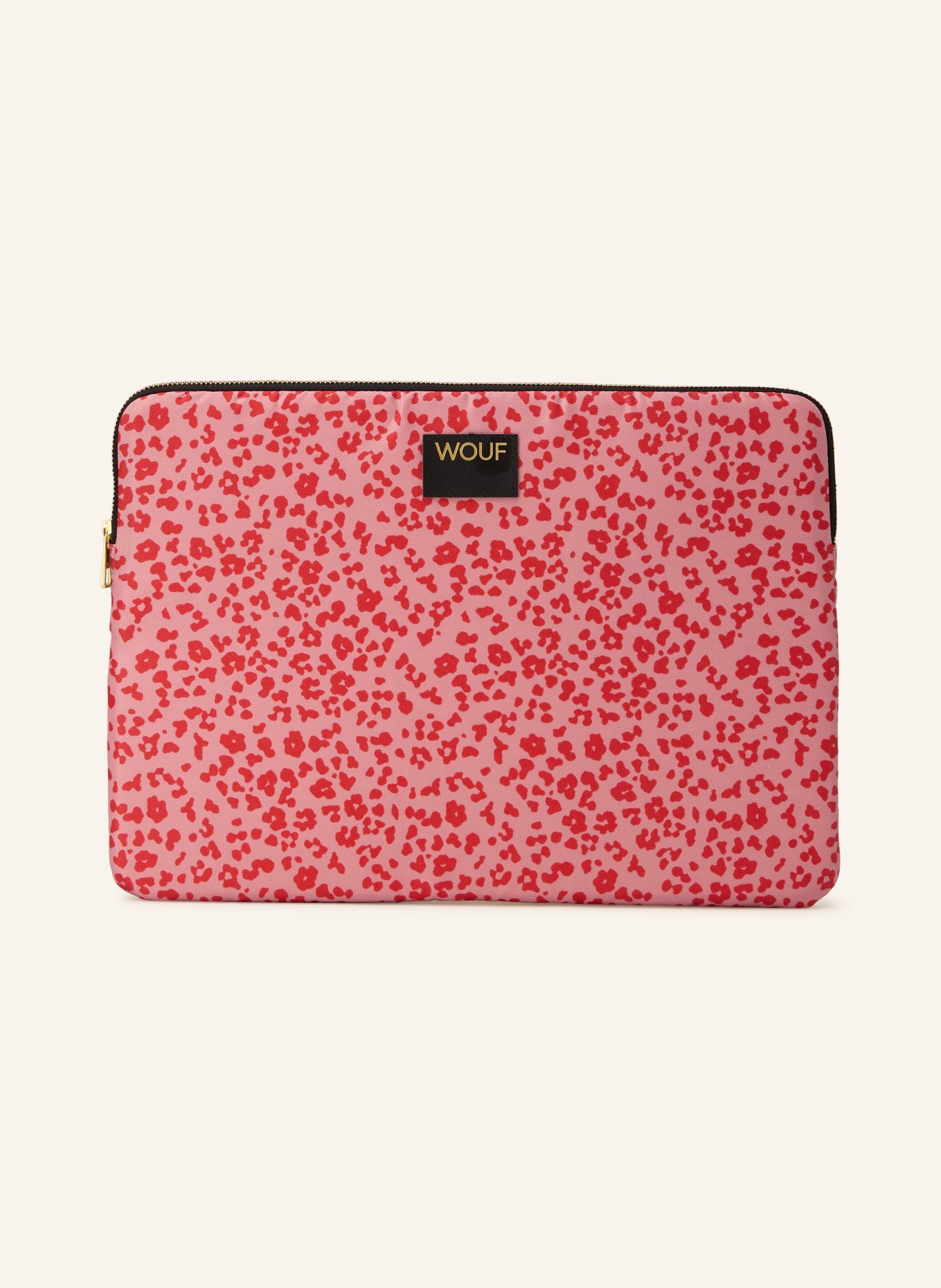 WOUF Laptop-Hülle CUTE: HELLROT / ROT / SCHWARZ