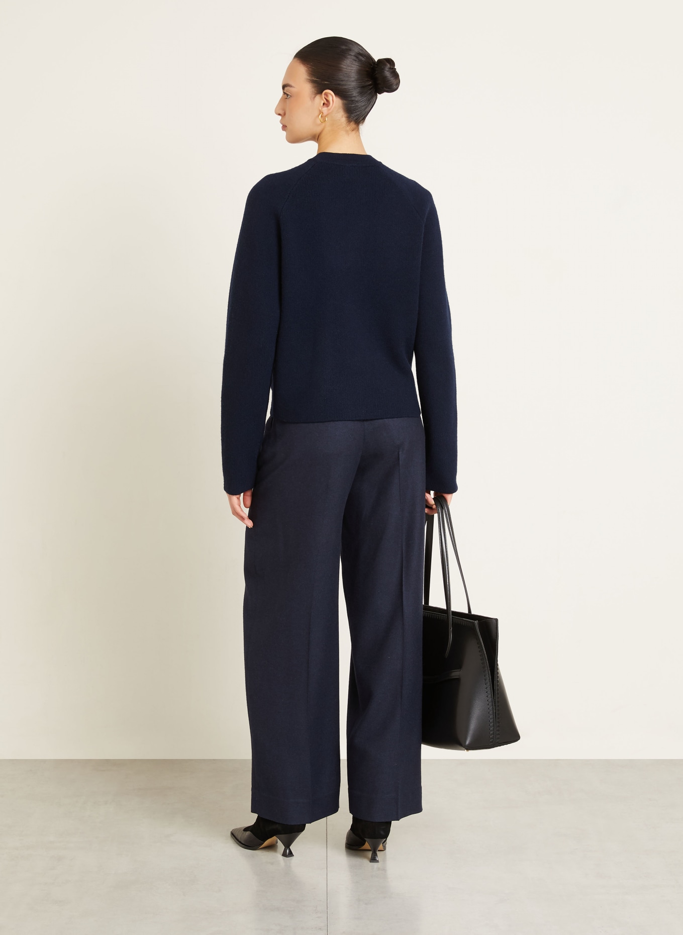 TOTEME Strickjacke: DUNKELBLAU