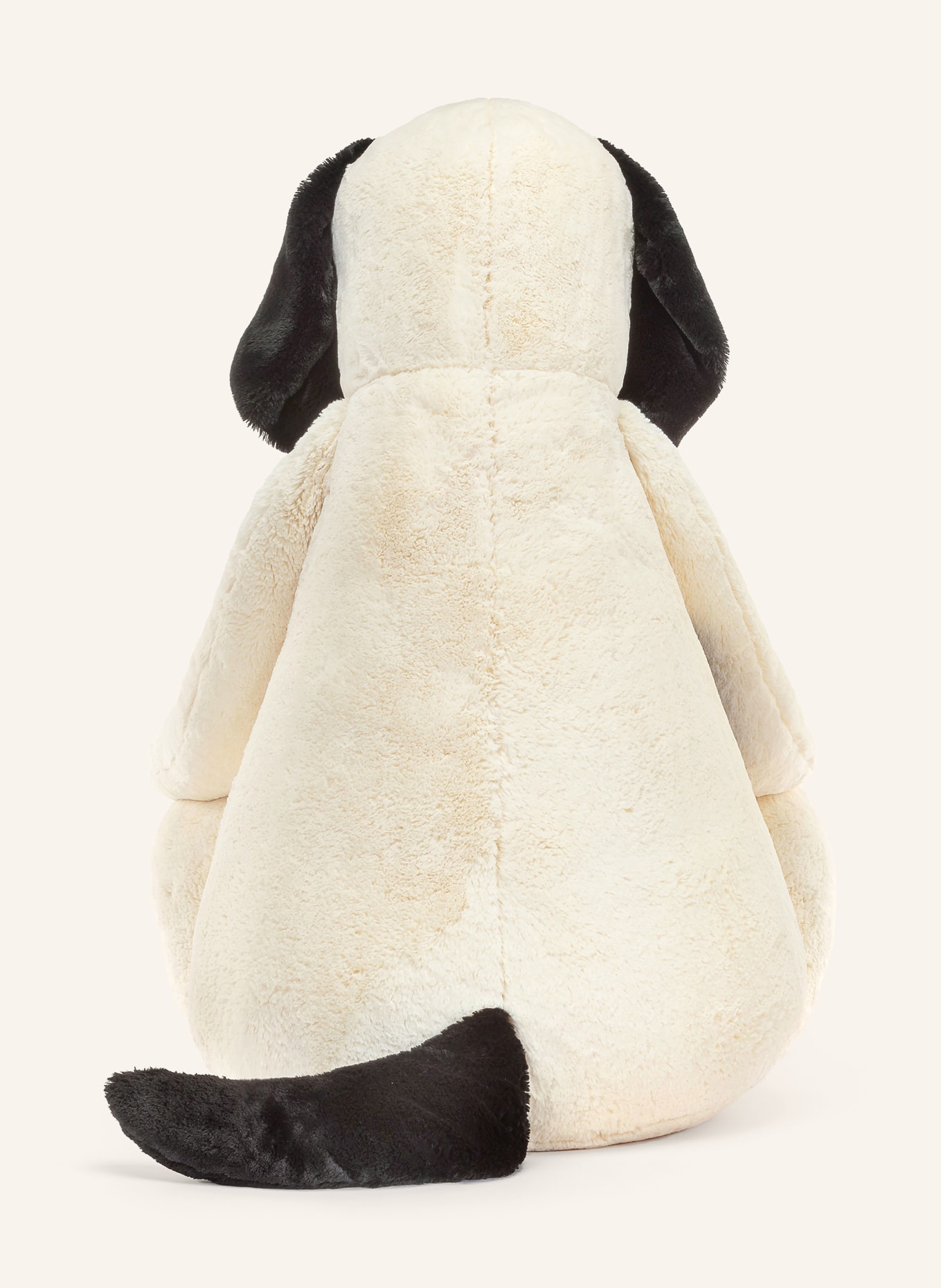 Jellycat Plüsch-Spielzeug BASHFUL BLACK & CREAM PUPPY GIGANTIC: CREME / SCHWARZ