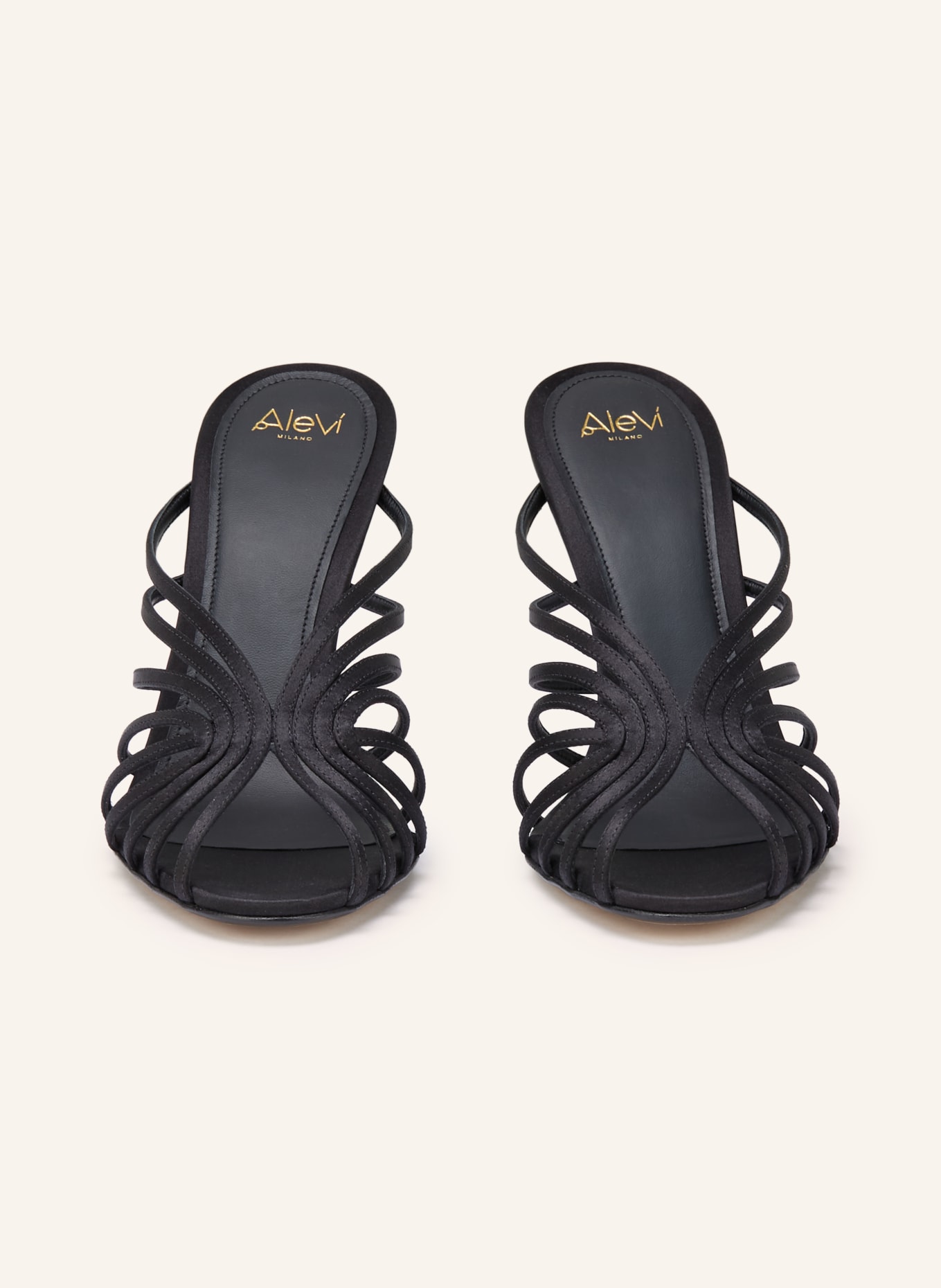 ALEVI Mules DIANA: SCHWARZ