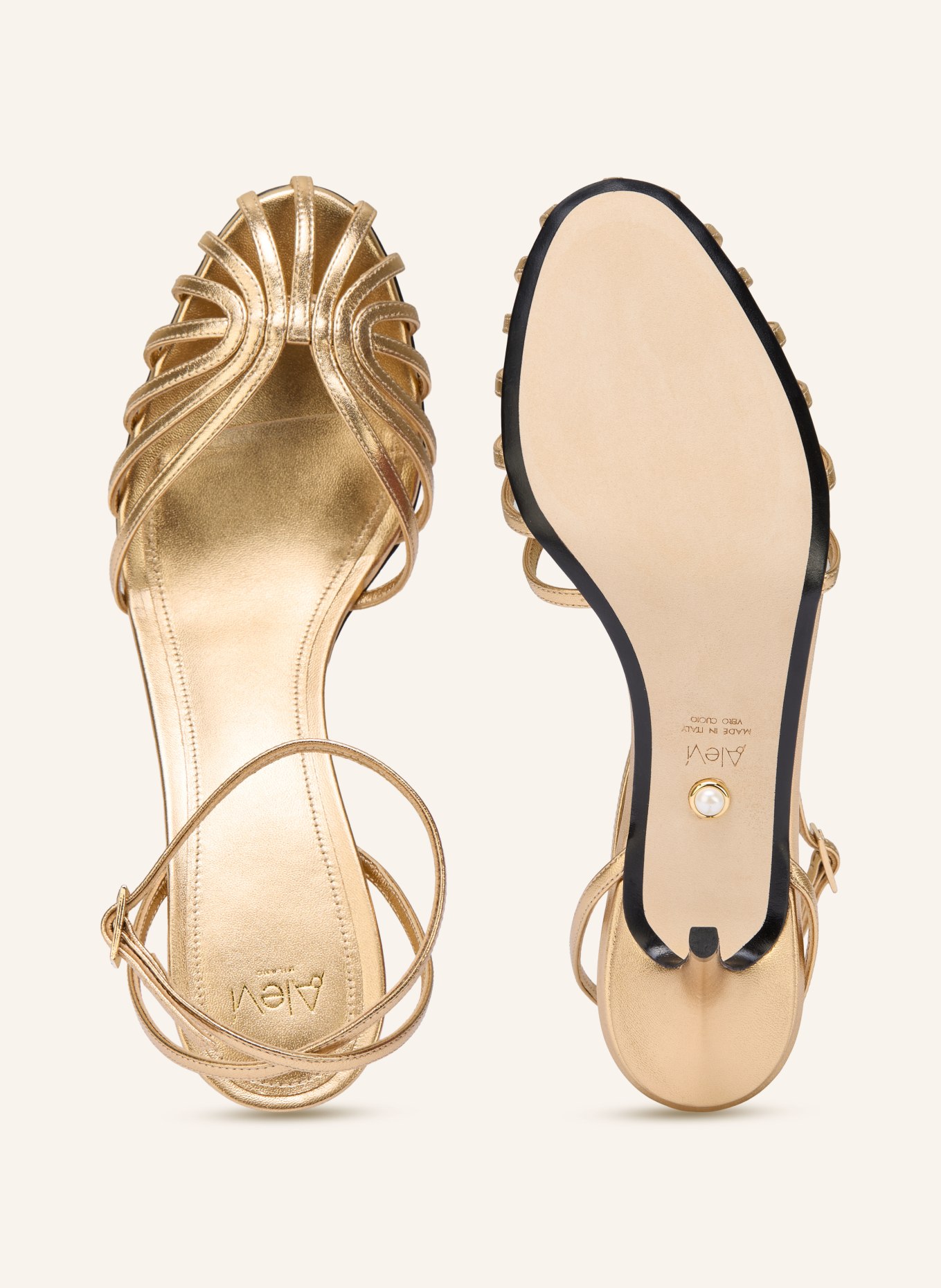 ALEVI BLAKE sandals: GOLD