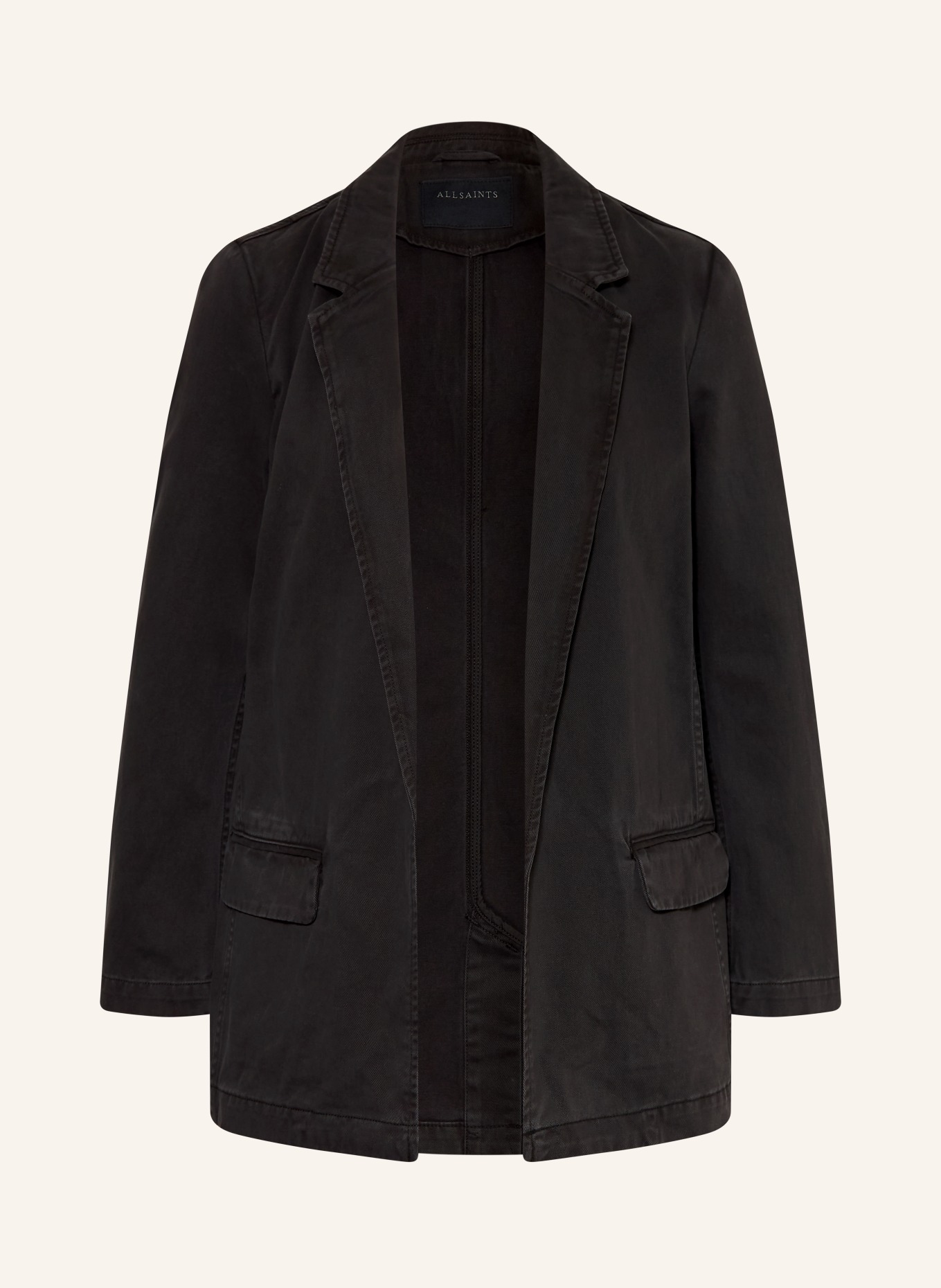 ALLSAINTS Dżinsowa marynarka ALEIDA: CZARNY