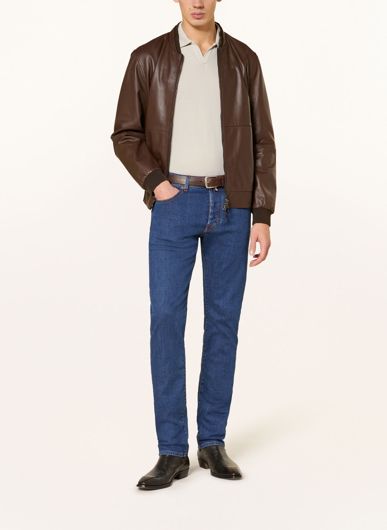 JACOB COHEN Slim fit jeans: 100D DARK BLUE