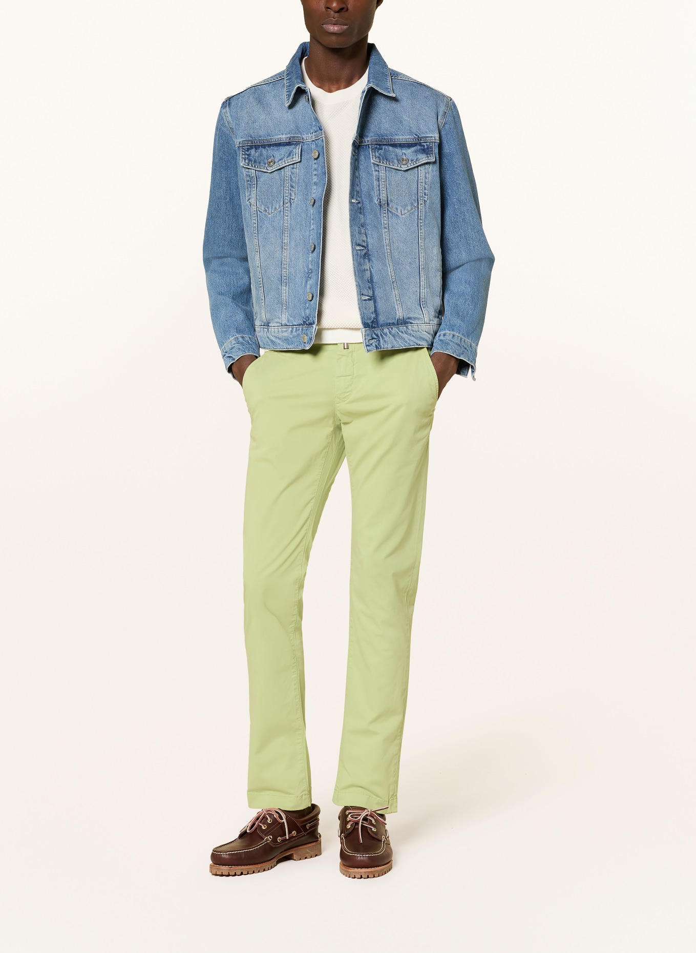 JACOB COHEN Chino BOBBY Slim Fit: HELLGRÜN