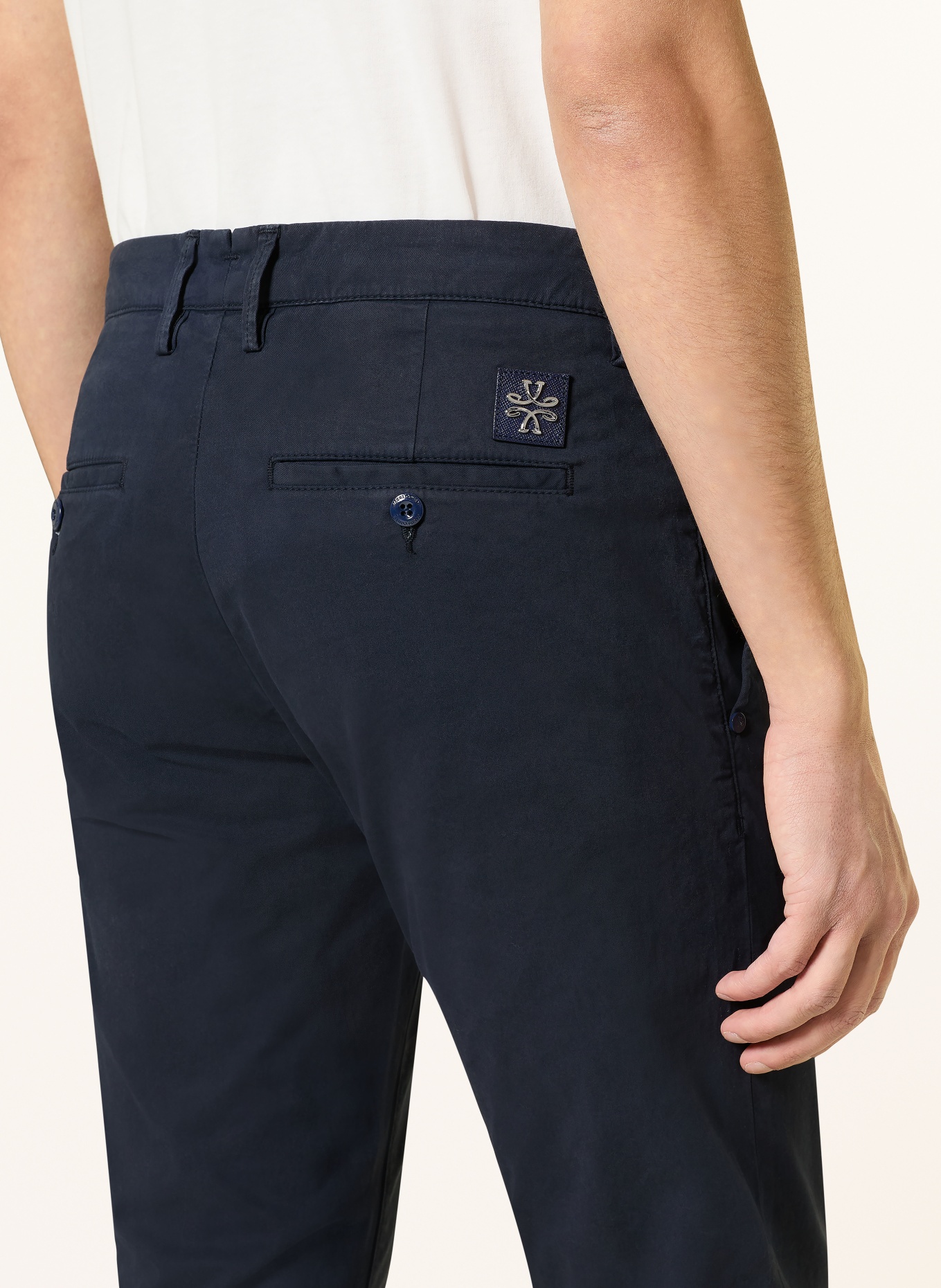 JACOB COHEN Chino BOBBY Slim Fit: DUNKELBLAU