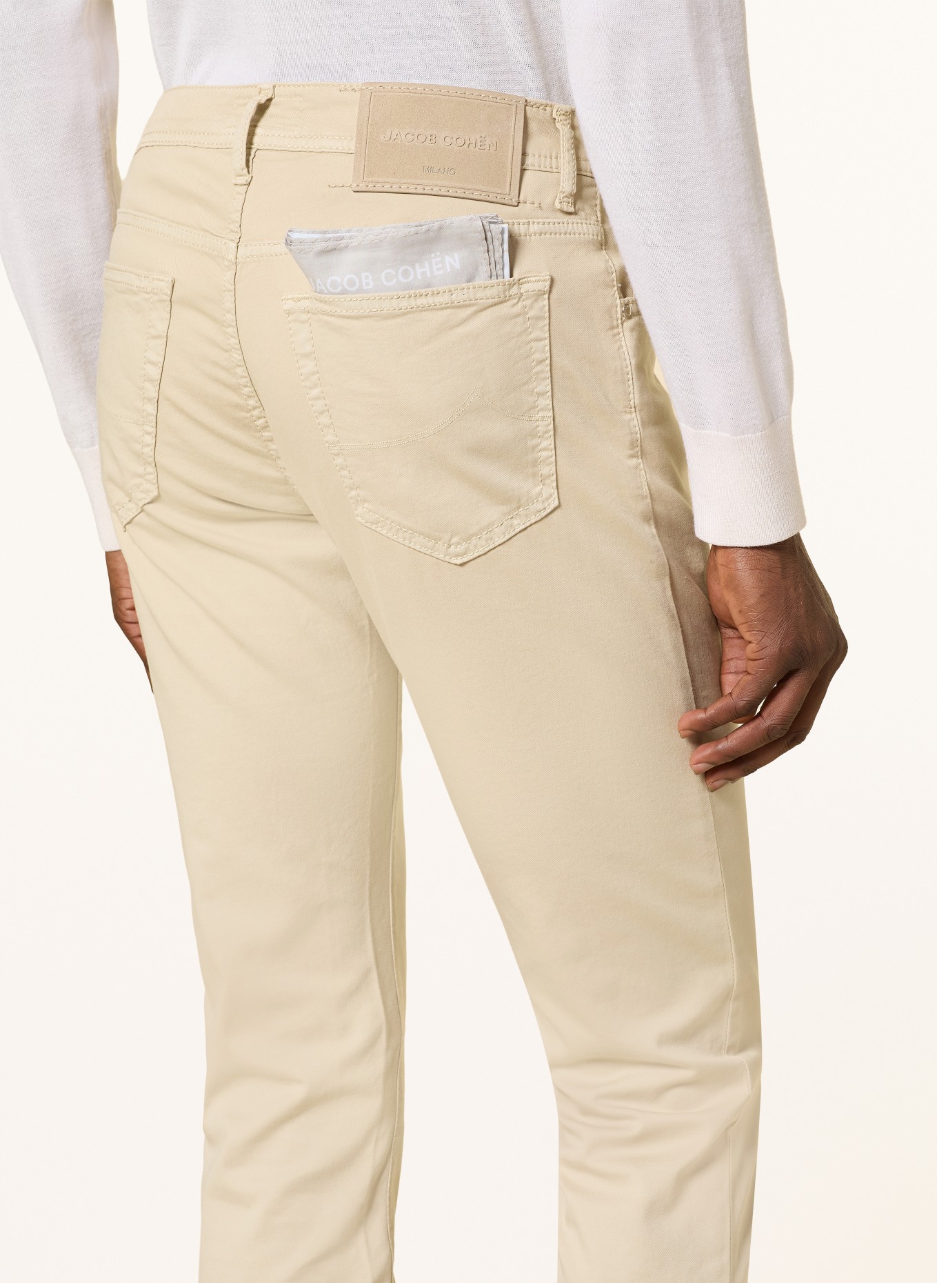 JACOB COHEN Hose BARD Slim Fit: BEIGE