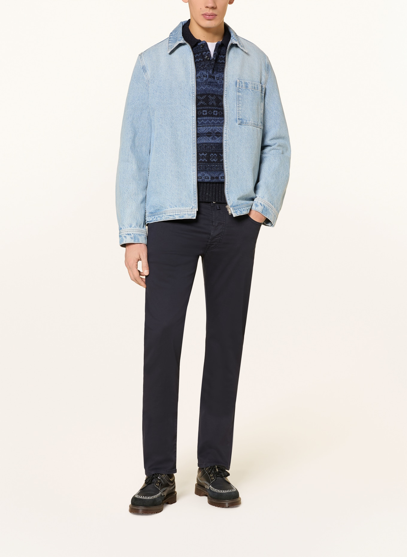 JACOB COHEN Hose BARD Slim Fit: Y99 NAVY BLUE