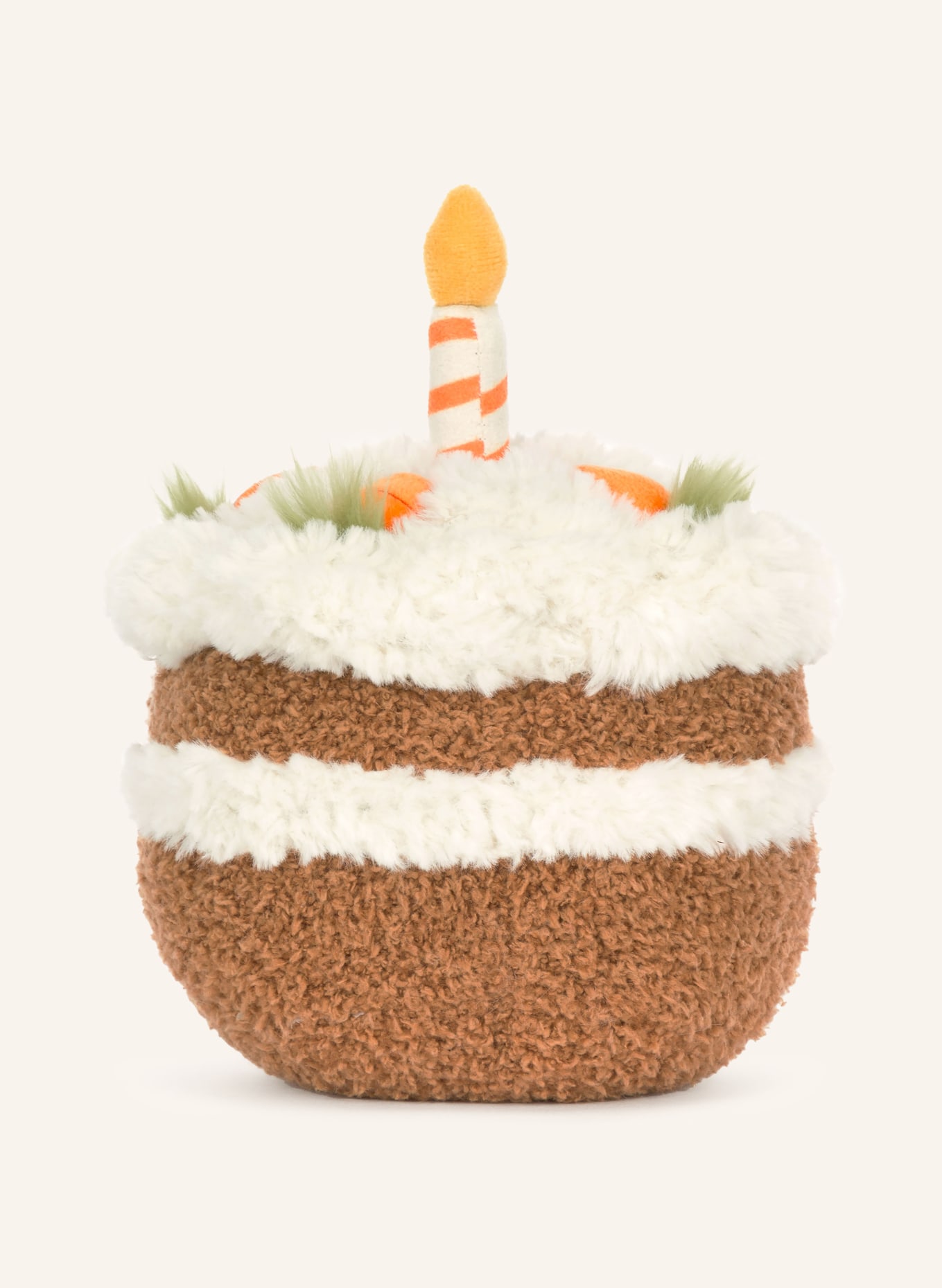 Jellycat Pluszowa zabawka AMUSEABLES CARROT CAKE: BRĄZOWY / KREMOWY / POMARAŃCZOWY