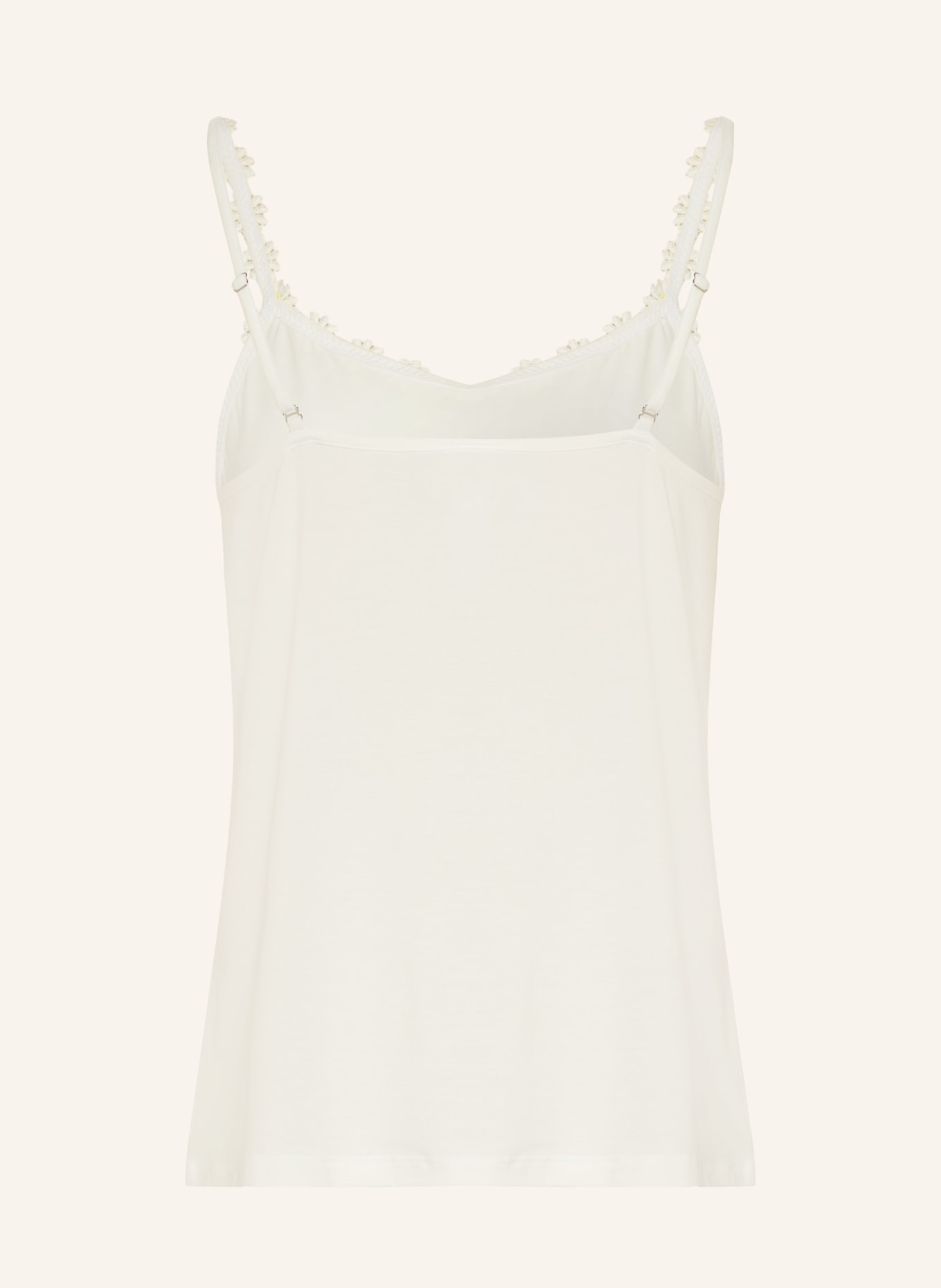 MARIE JO Top AVERO STUDIO: WEISS / HELLGELB