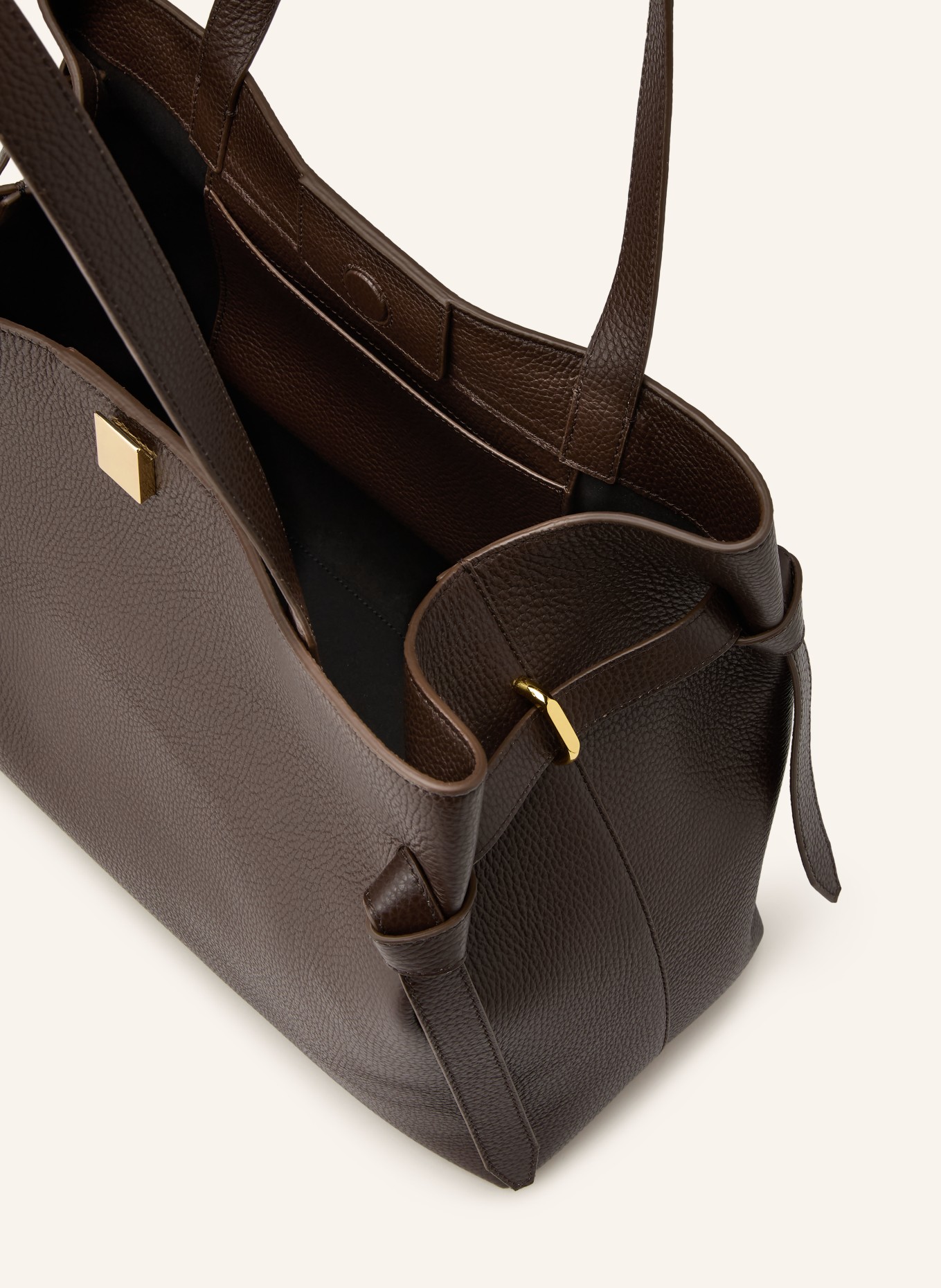 YUZEFI Shopper GYOZA: DUNKELBRAUN