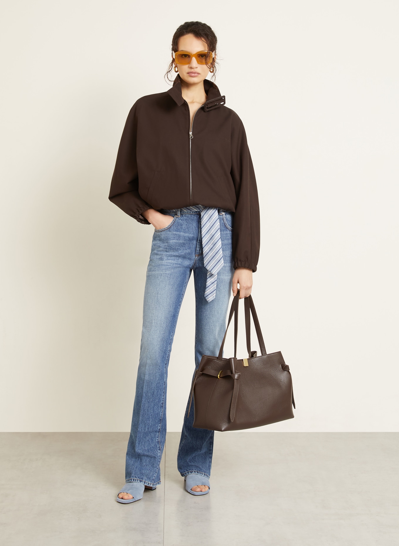 YUZEFI Shopper GYOZA: DUNKELBRAUN