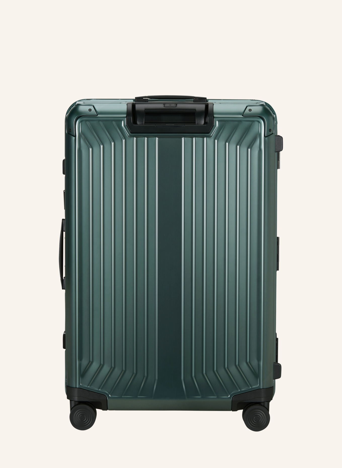 Samsonite Trolley LITE-BOX ALU: GRÜN / ORANGE
