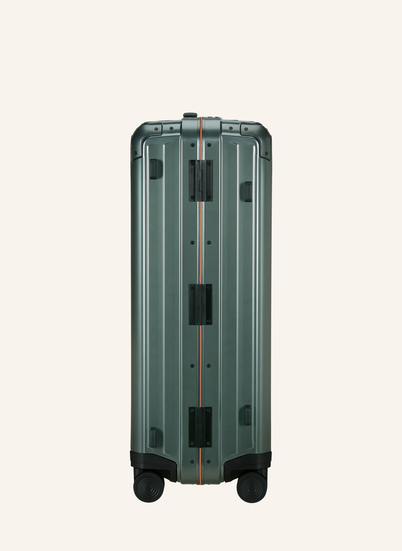 Samsonite Trolley LITE-BOX ALU: GRÜN / ORANGE