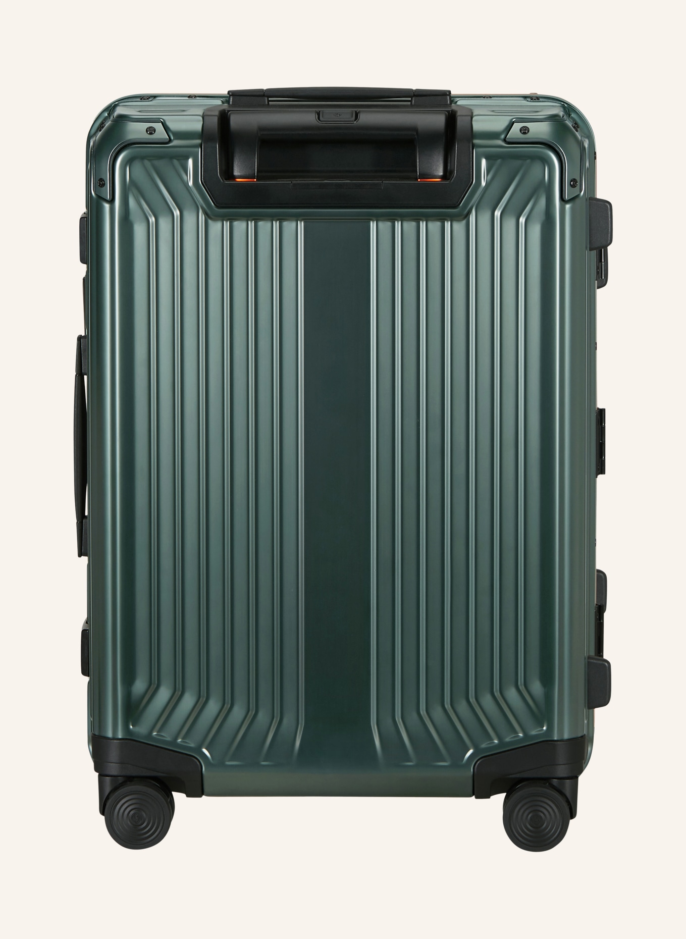 Samsonite Trolley LITE-BOX ALU: GRÜN / ORANGE