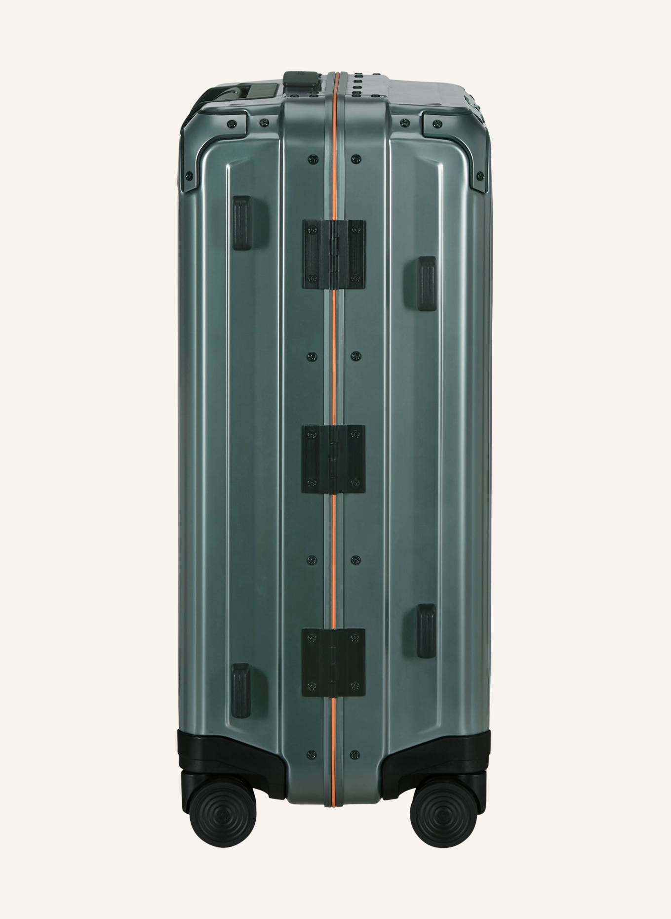 Samsonite Trolley LITE-BOX ALU: GRÜN / ORANGE