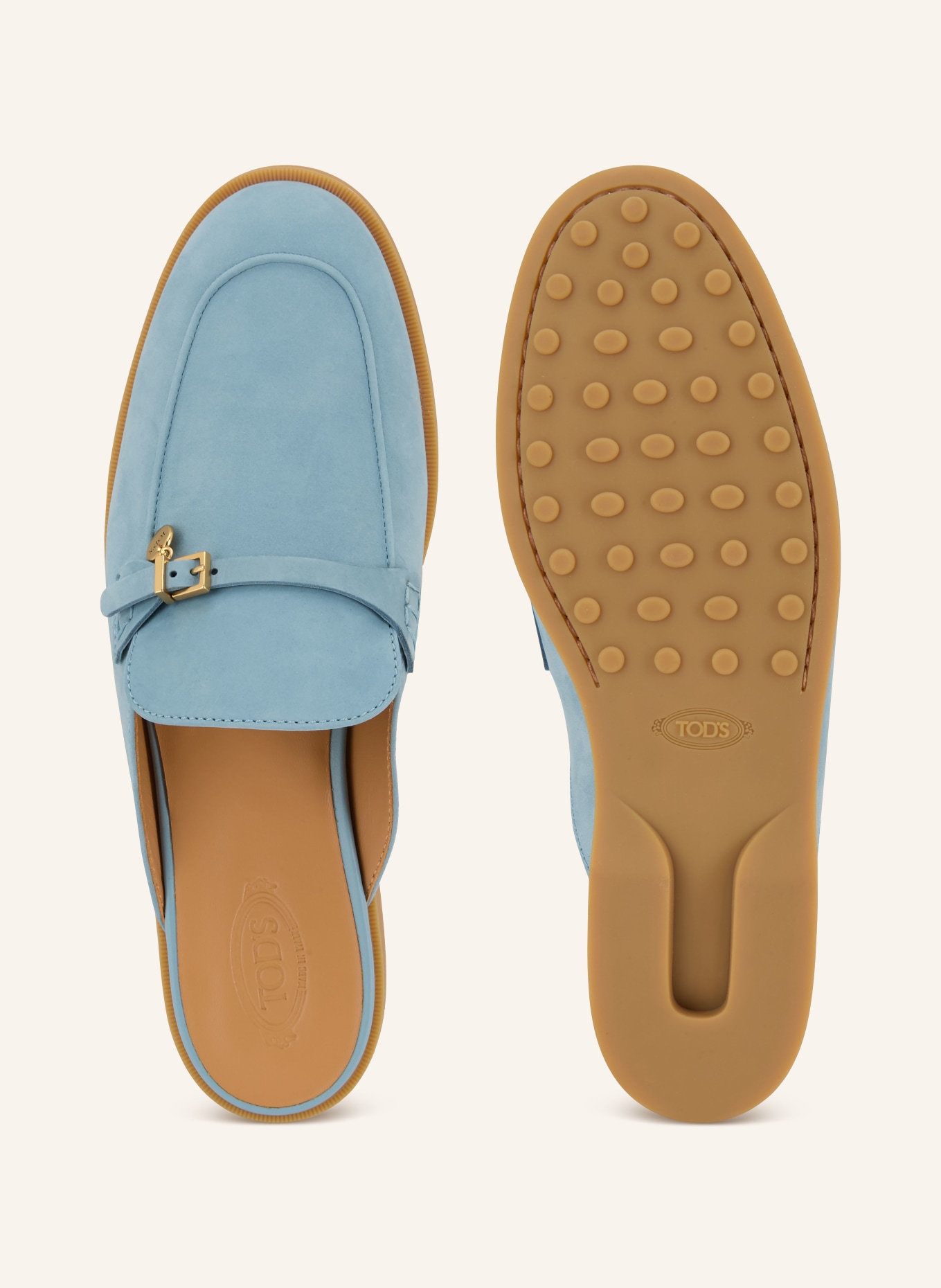 TOD'S Mules: HELLBLAU