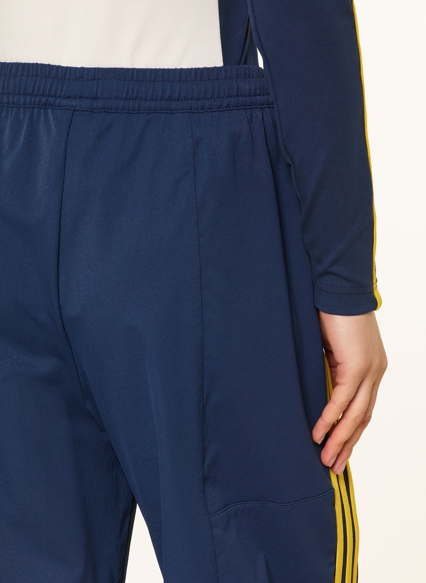 adidas Tepláky MIAOU: TMAVĚ MODRÁ / ŽLUTÁ