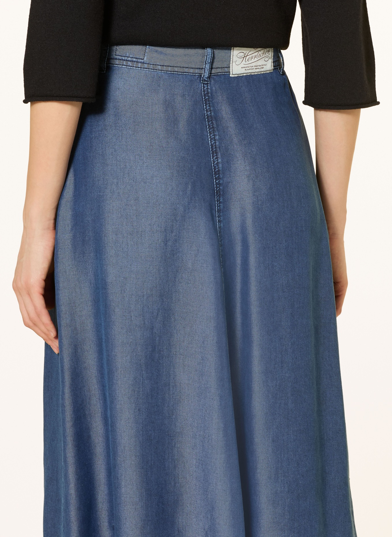 Herrlicher Rock PEONY in Jeansoptik: BLAU