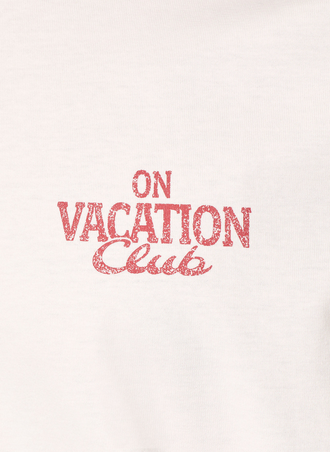 On Vacation T-Shirt: CREME